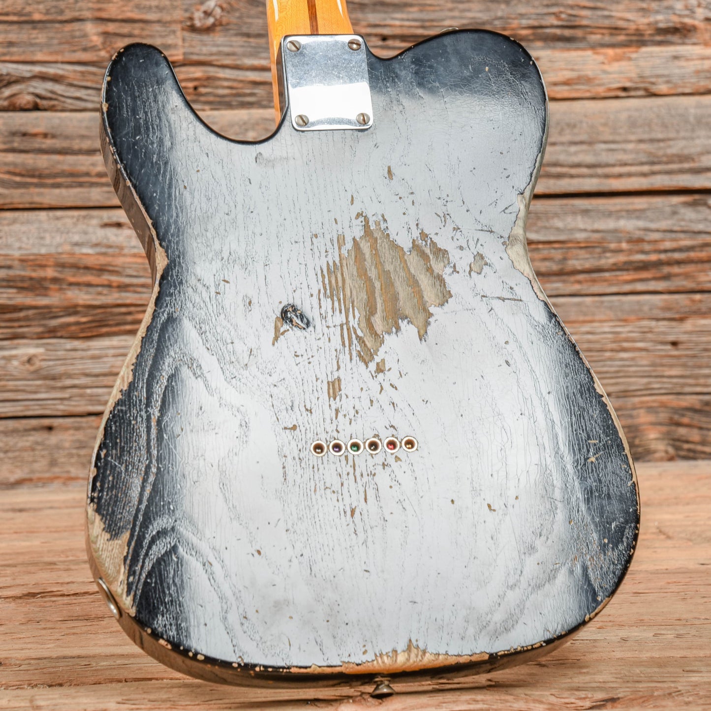 Fender Custom Shop 52 Telecaster Relic Black 2015 Electric Guitars / Solid Body