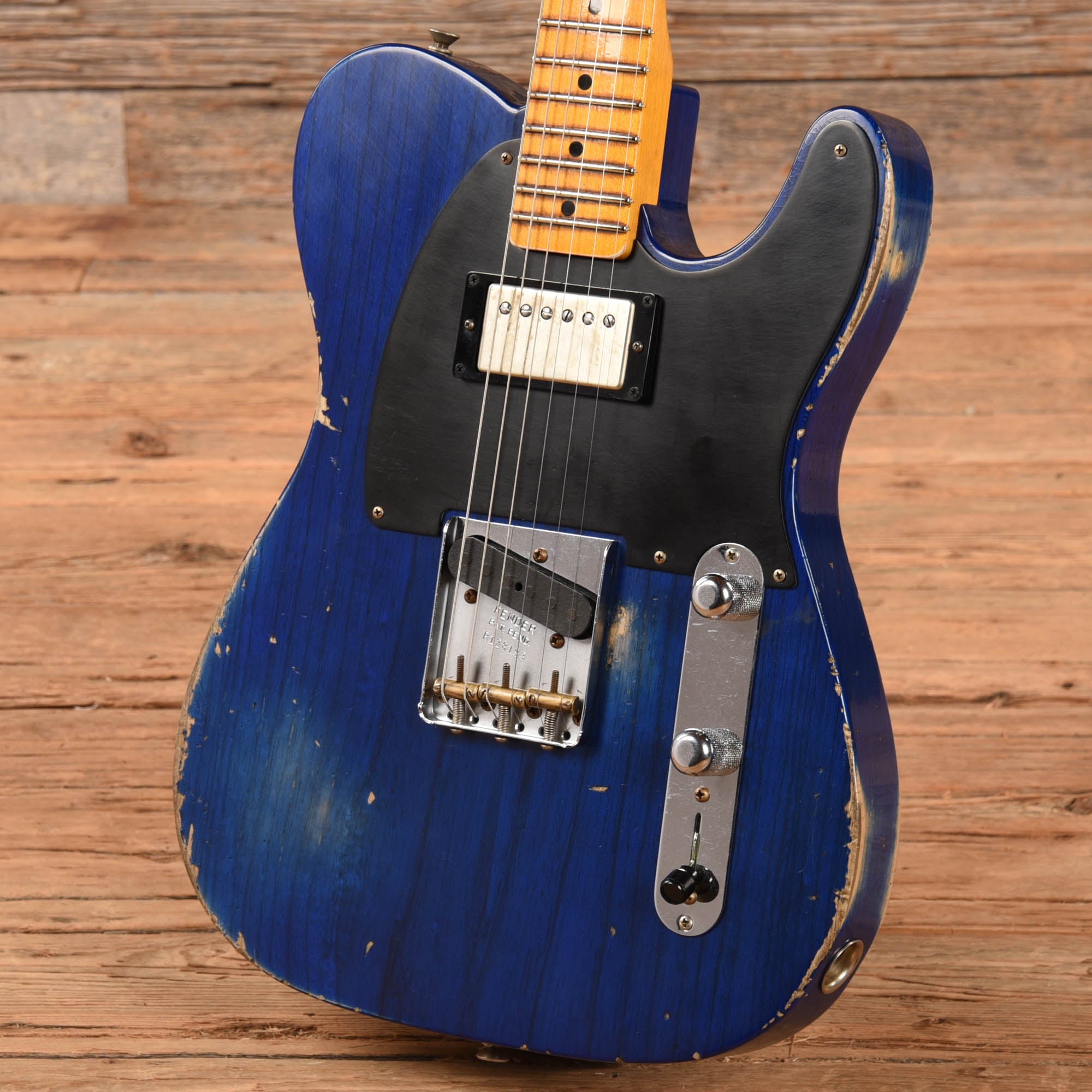 Fender Custom Shop '52 Telecaster Relic Blue Metallic 2023 Electric Guitars / Solid Body