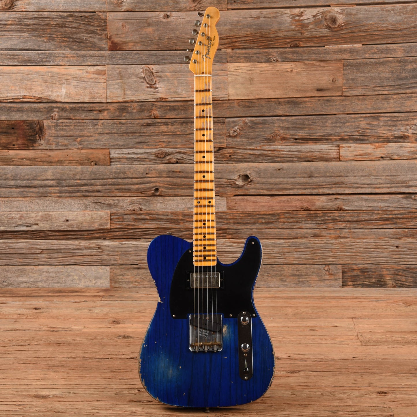 Fender Custom Shop '52 Telecaster Relic Blue Metallic 2023 Electric Guitars / Solid Body