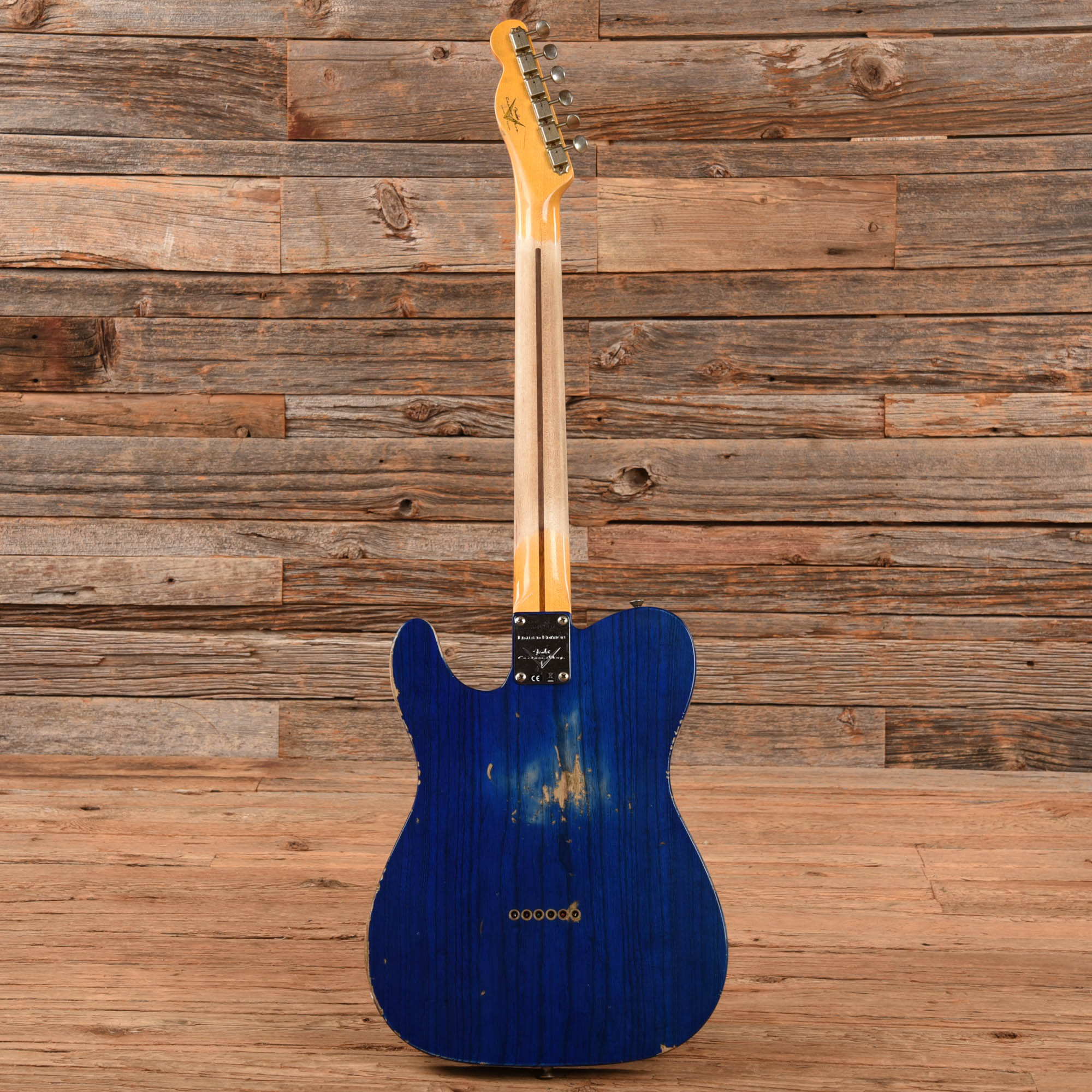 Fender Custom Shop '52 Telecaster Relic Blue Metallic 2023 Electric Guitars / Solid Body