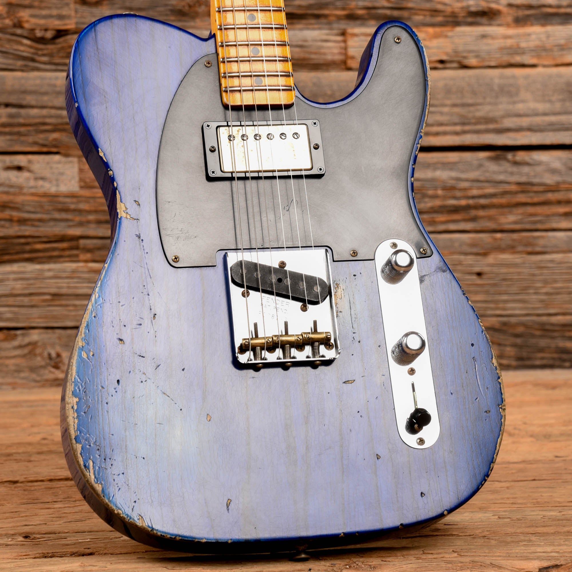 Fender Custom Shop '52 Telecaster Relic Blue Metallic 2023 Electric Guitars / Solid Body