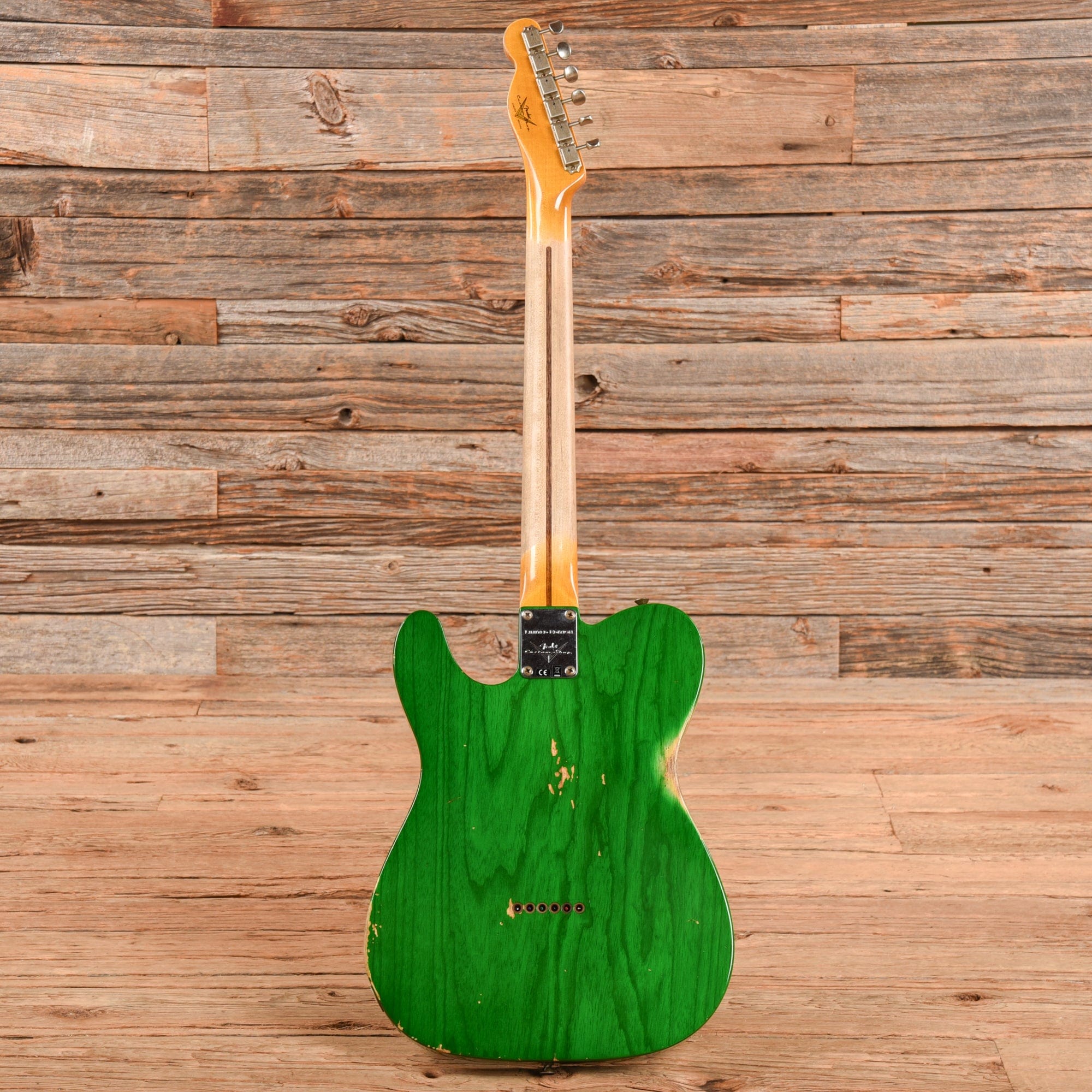 Fender Custom Shop '52 Telecaster Relic Emerald Green Transparent 2020 Electric Guitars / Solid Body