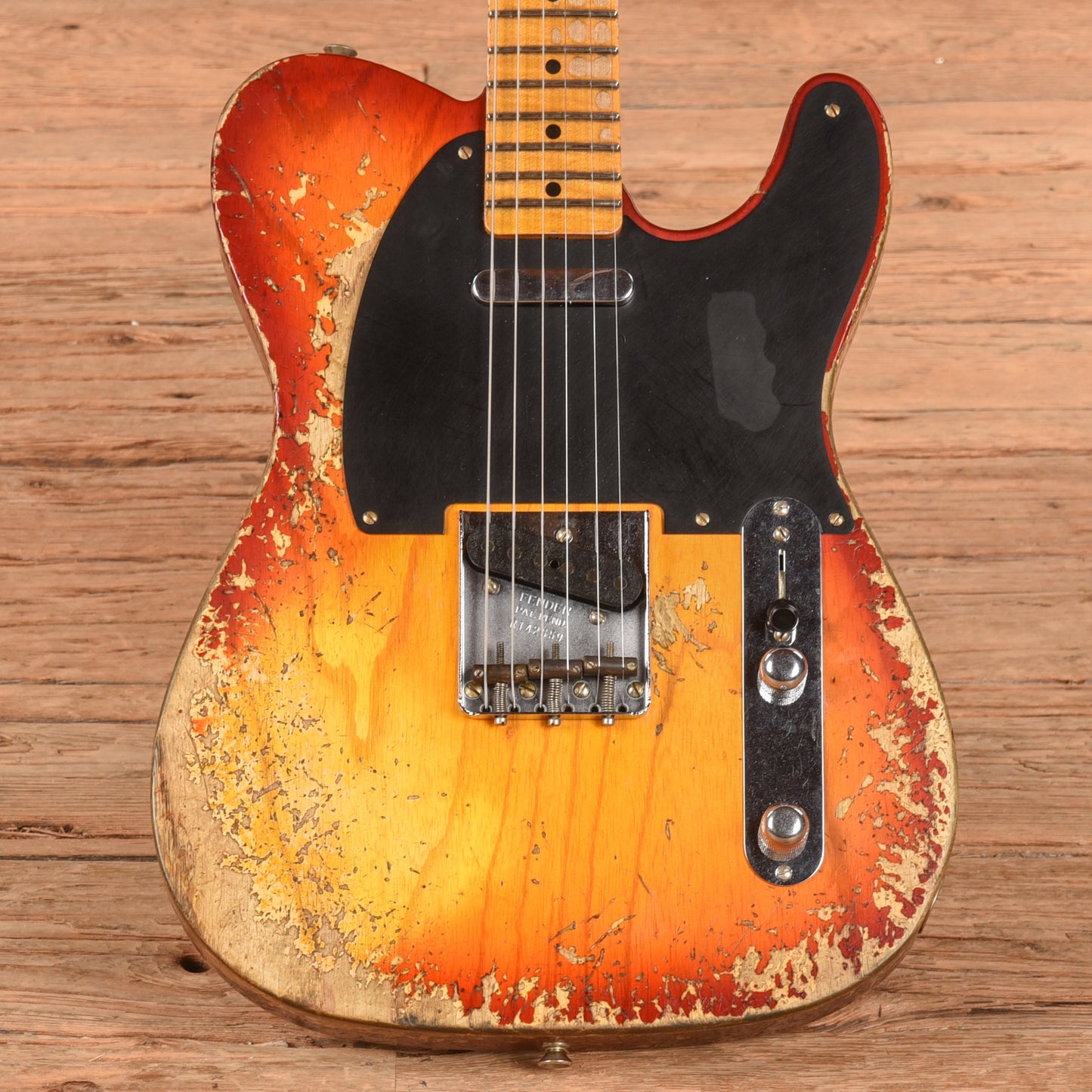 Fender Custom Shop '52 Telecaster Super Heavy Relic Aged Cherry Sunburst 2025 Electric Guitars / Solid Body