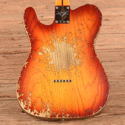 Fender Custom Shop '52 Telecaster Super Heavy Relic Aged Cherry Sunburst 2025 Electric Guitars / Solid Body