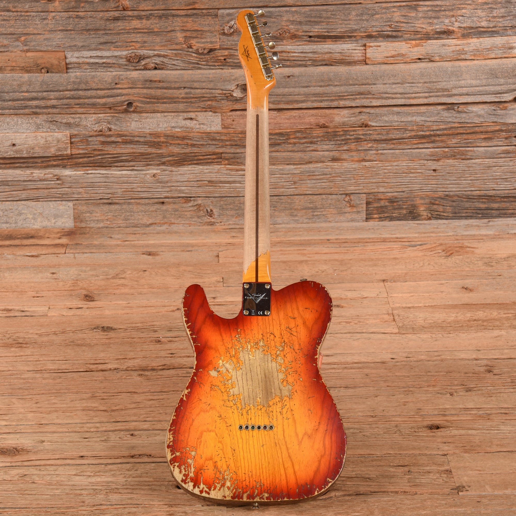 Fender Custom Shop '52 Telecaster Super Heavy Relic Aged Cherry Sunburst 2025 Electric Guitars / Solid Body