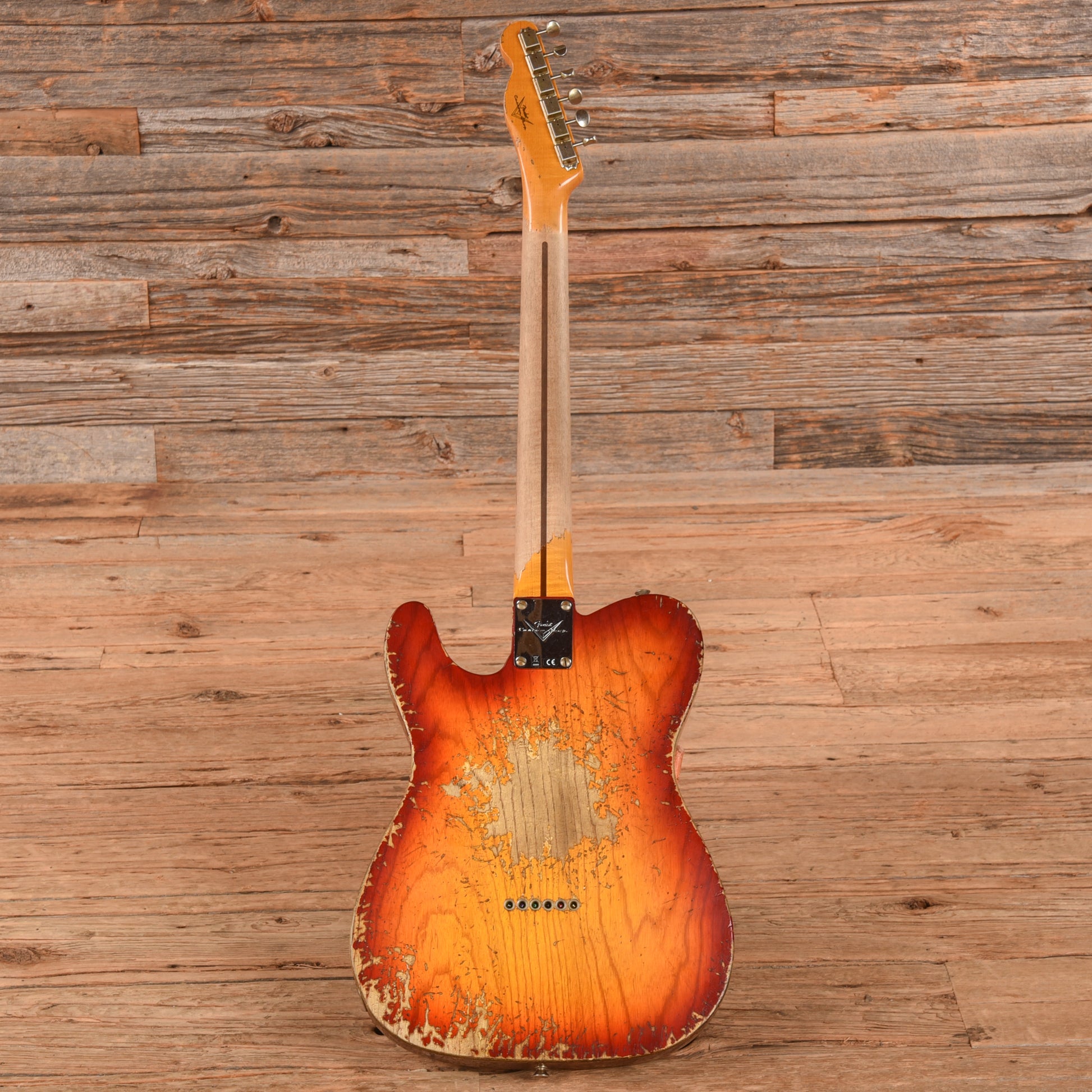 Fender Custom Shop '52 Telecaster Super Heavy Relic Aged Cherry Sunburst 2025 Electric Guitars / Solid Body
