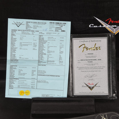 Fender Custom Shop '52 Telecaster Super Heavy Relic Aged Cherry Sunburst 2025 Electric Guitars / Solid Body