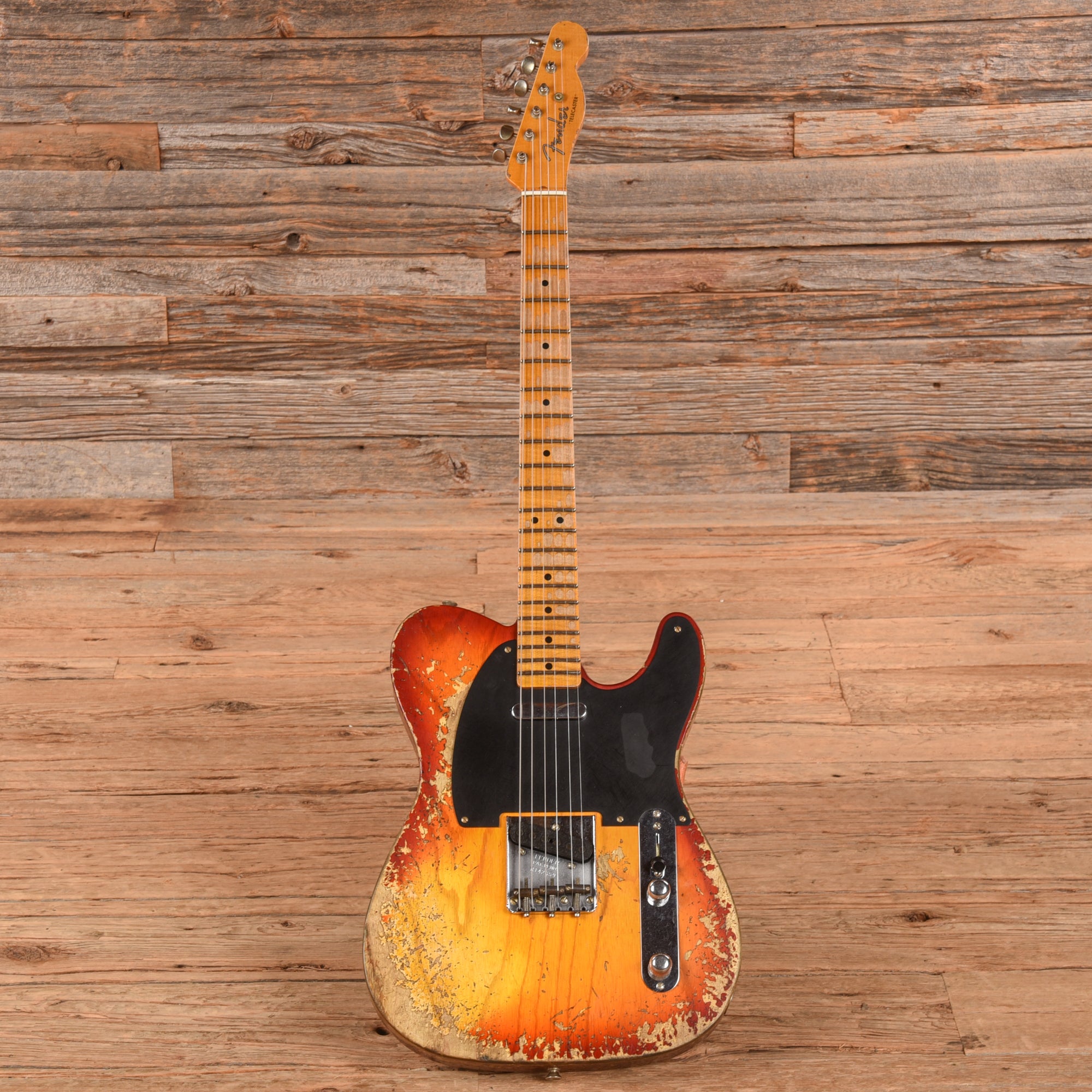 Fender Custom Shop '52 Telecaster Super Heavy Relic Aged Cherry Sunburst 2025 Electric Guitars / Solid Body