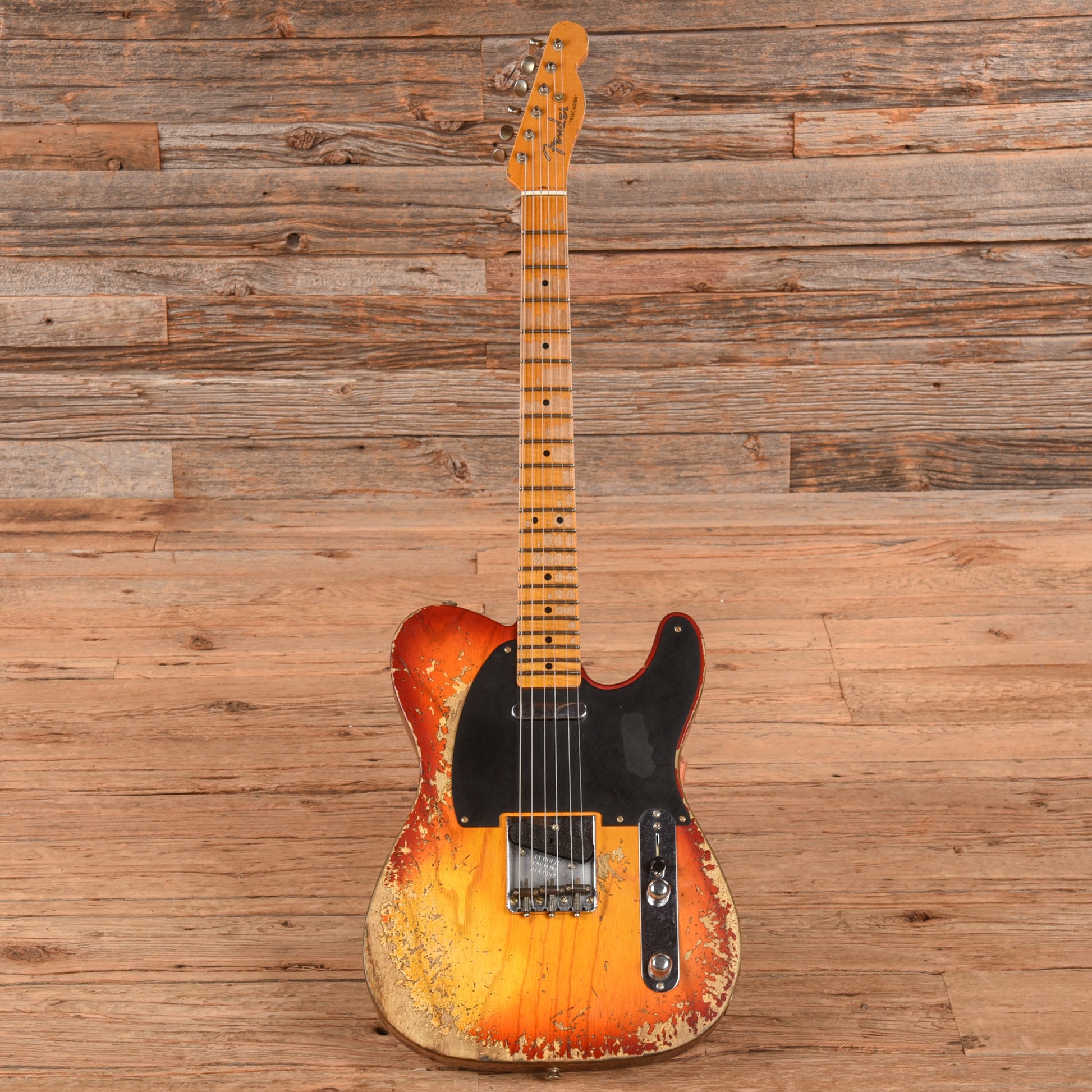 Fender Custom Shop '52 Telecaster Super Heavy Relic Aged Cherry Sunburst 2025 Electric Guitars / Solid Body