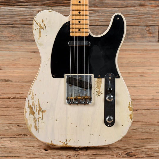 Fender Custom Shop '53 Telecaster Relic Aged White Blonde 2013 Electric Guitars / Solid Body