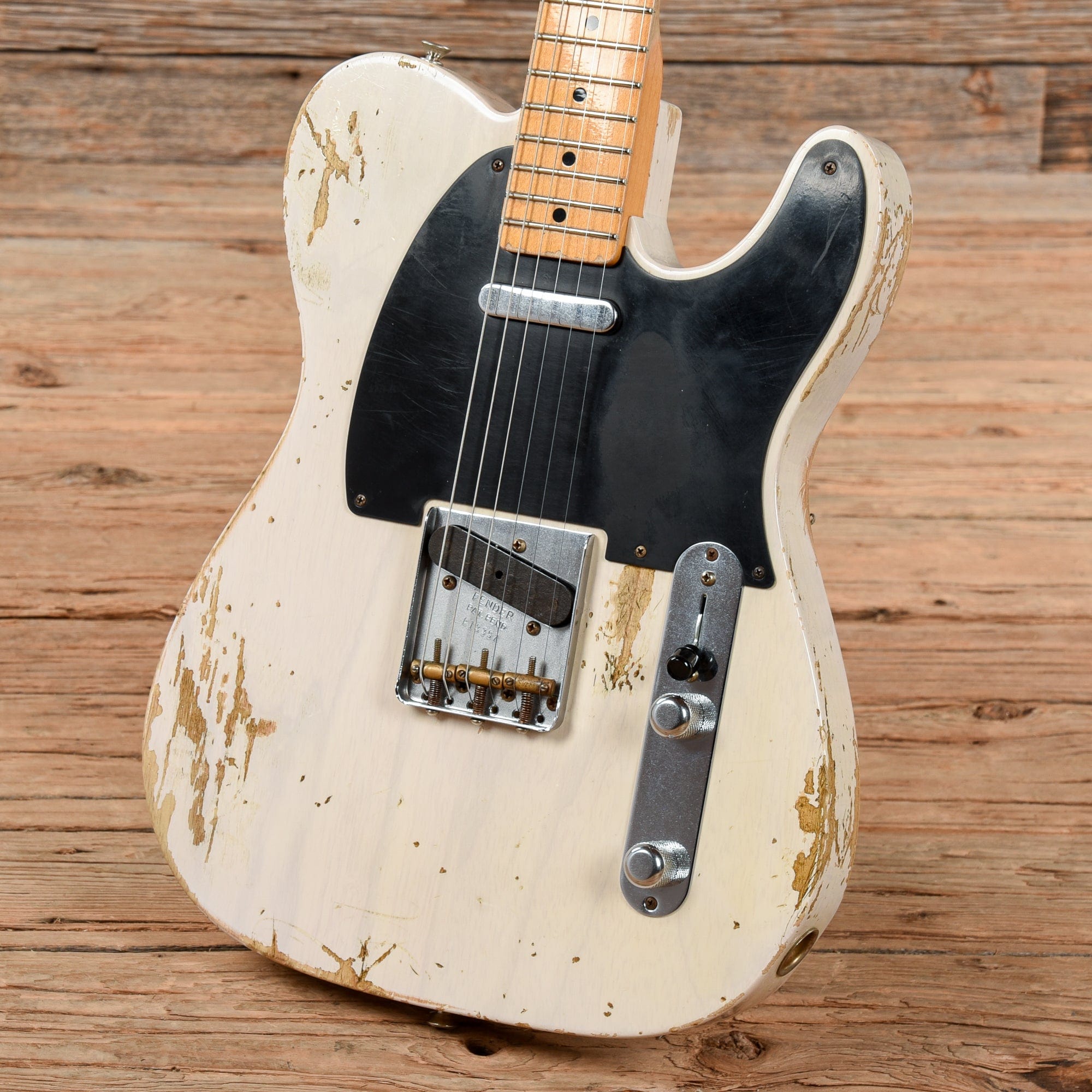 Fender Custom Shop '53 Telecaster Relic Aged White Blonde 2013 Electric Guitars / Solid Body