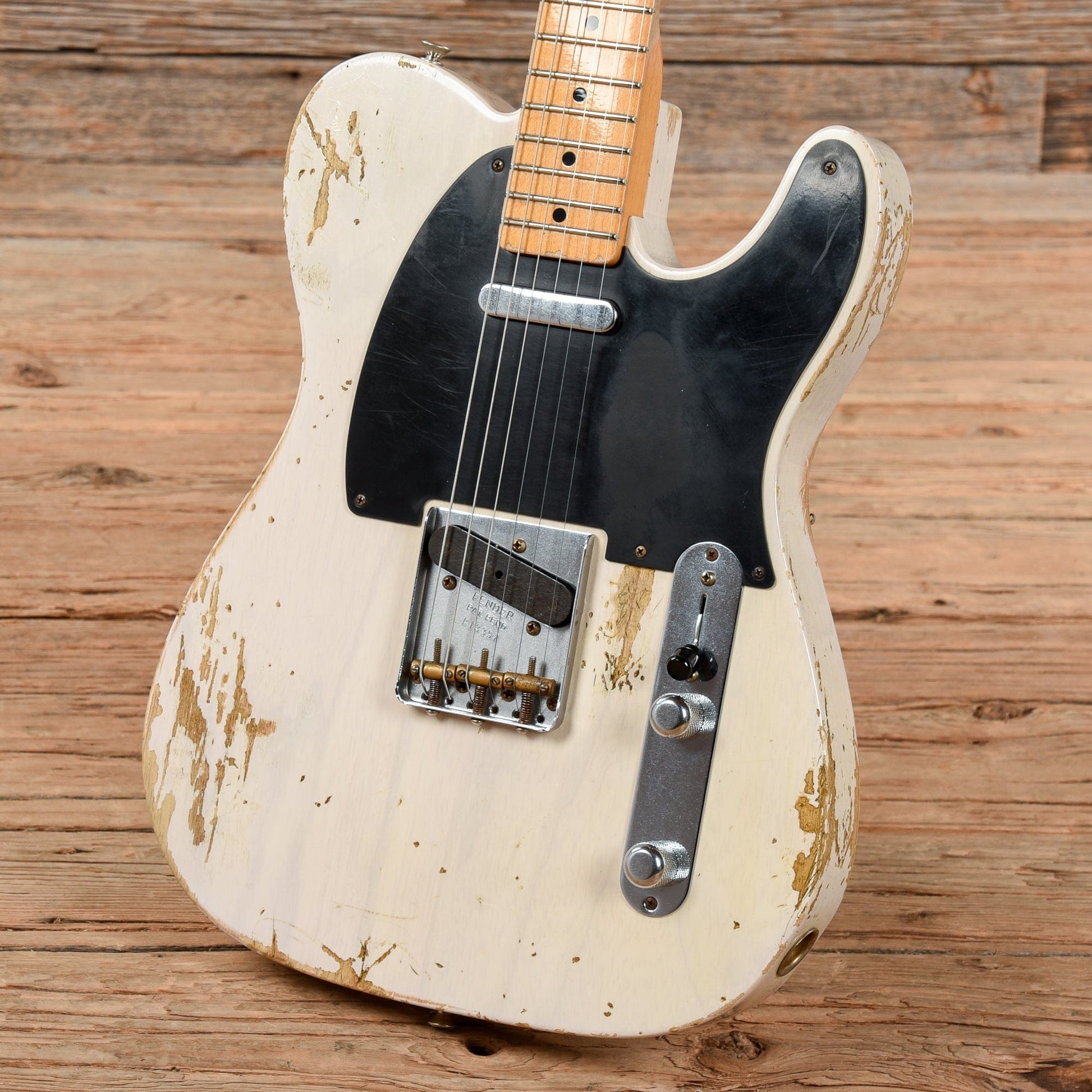 Fender Custom Shop '53 Telecaster Relic Aged White Blonde 2013 Electric Guitars / Solid Body