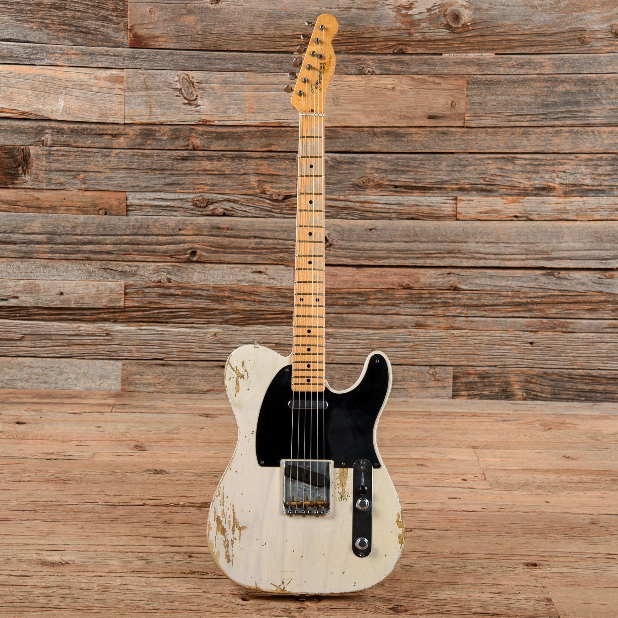 Fender Custom Shop '53 Telecaster Relic Aged White Blonde 2013 Electric Guitars / Solid Body