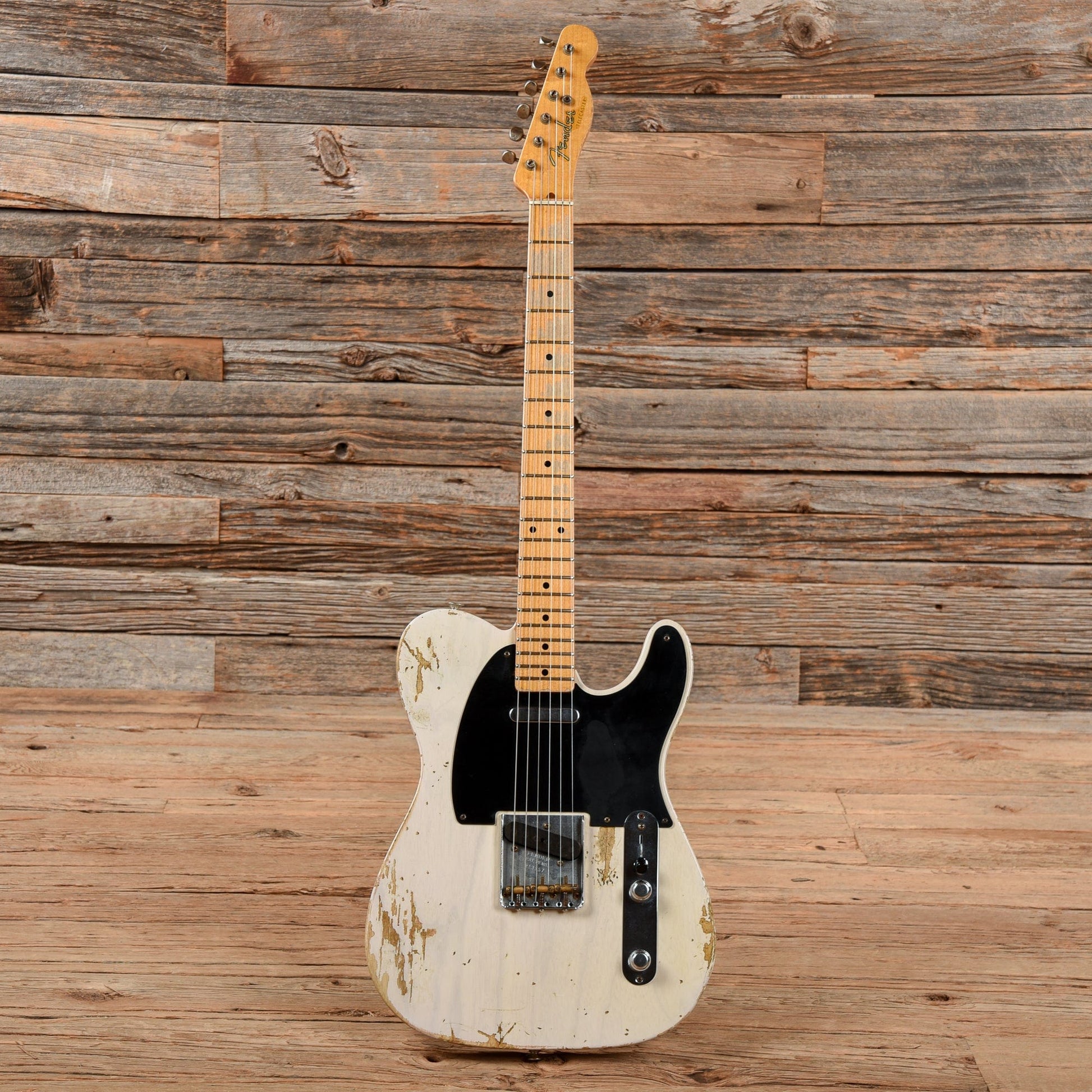 Fender Custom Shop '53 Telecaster Relic Aged White Blonde 2013 Electric Guitars / Solid Body