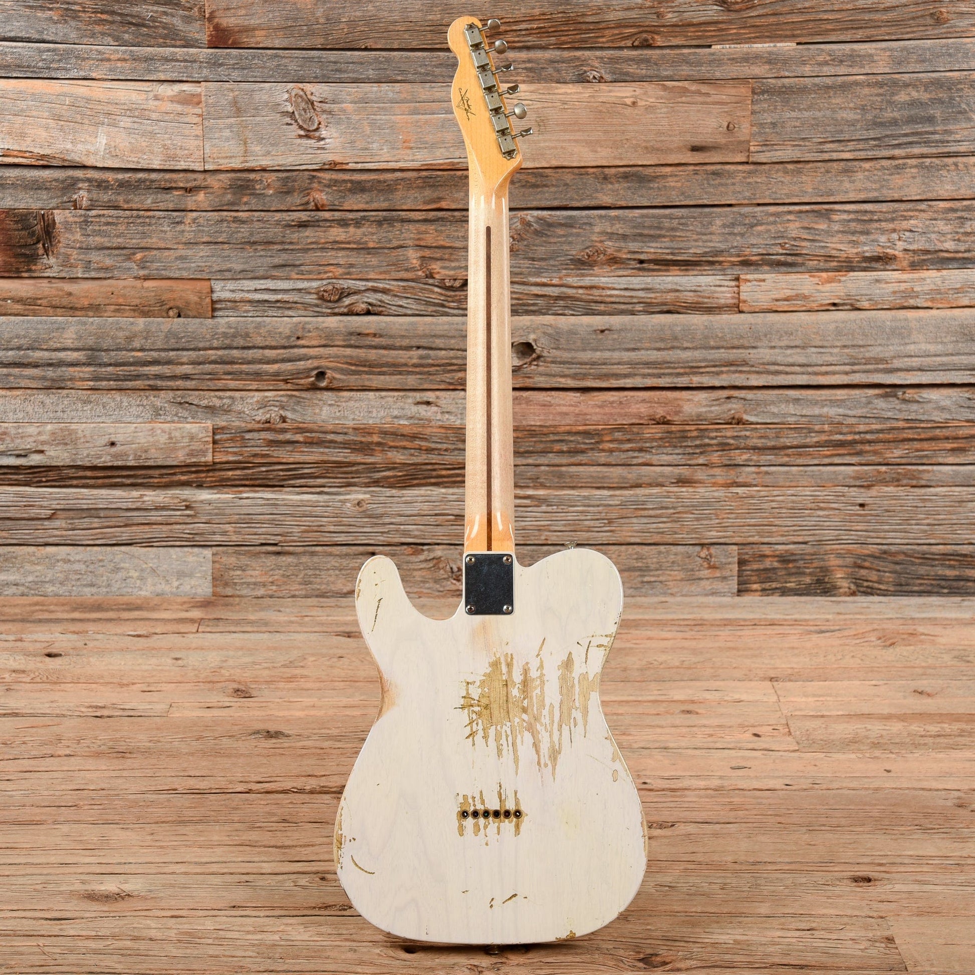Fender Custom Shop '53 Telecaster Relic Aged White Blonde 2013 Electric Guitars / Solid Body
