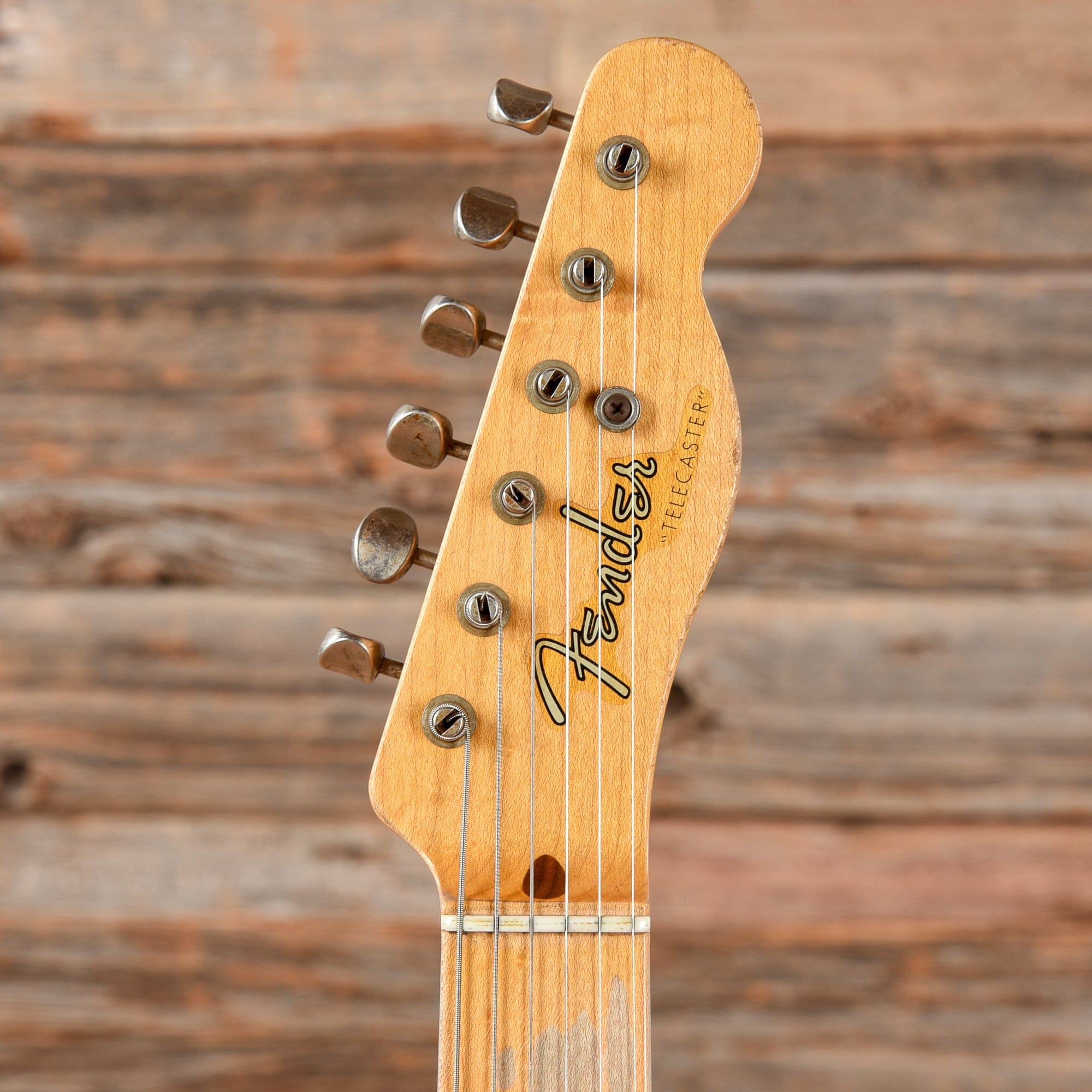 Fender Custom Shop '53 Telecaster Relic Aged White Blonde 2013 Electric Guitars / Solid Body