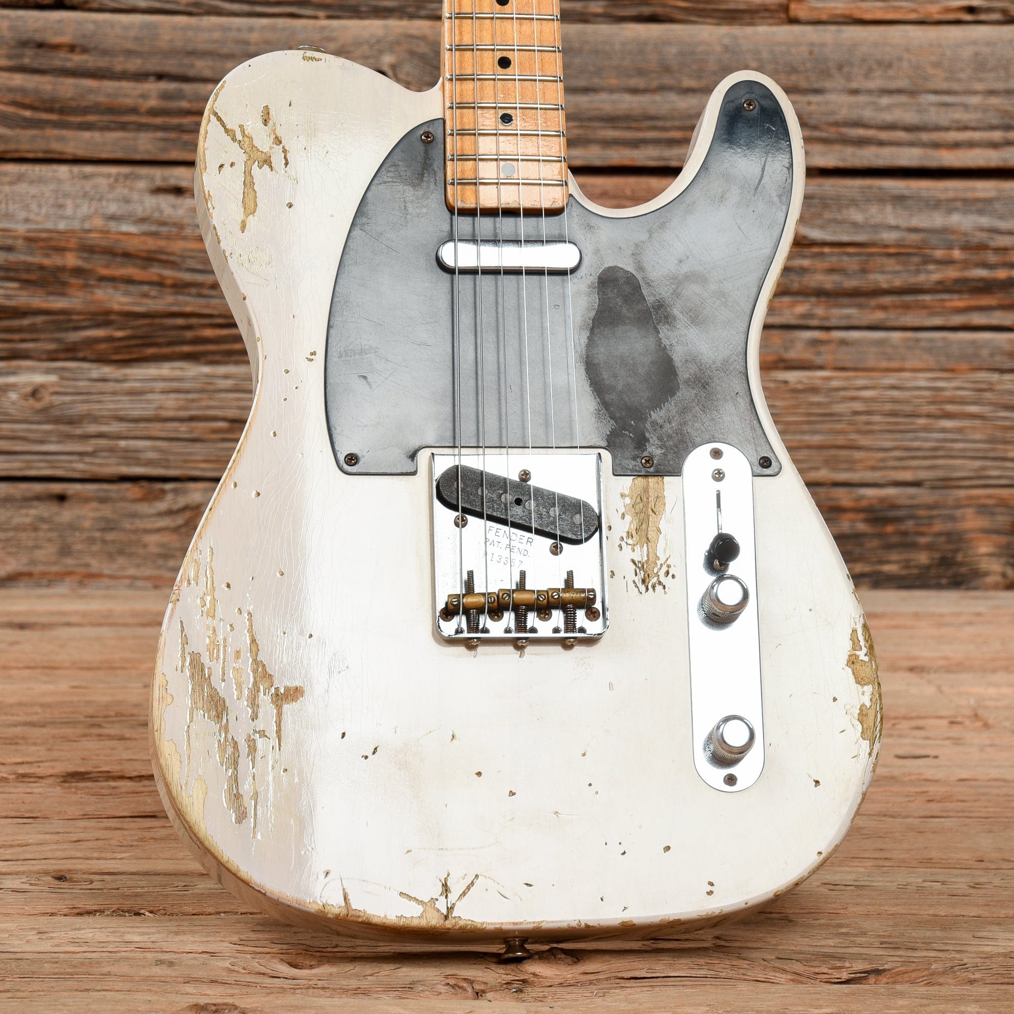 Fender Custom Shop '53 Telecaster Relic Aged White Blonde 2013 Electric Guitars / Solid Body