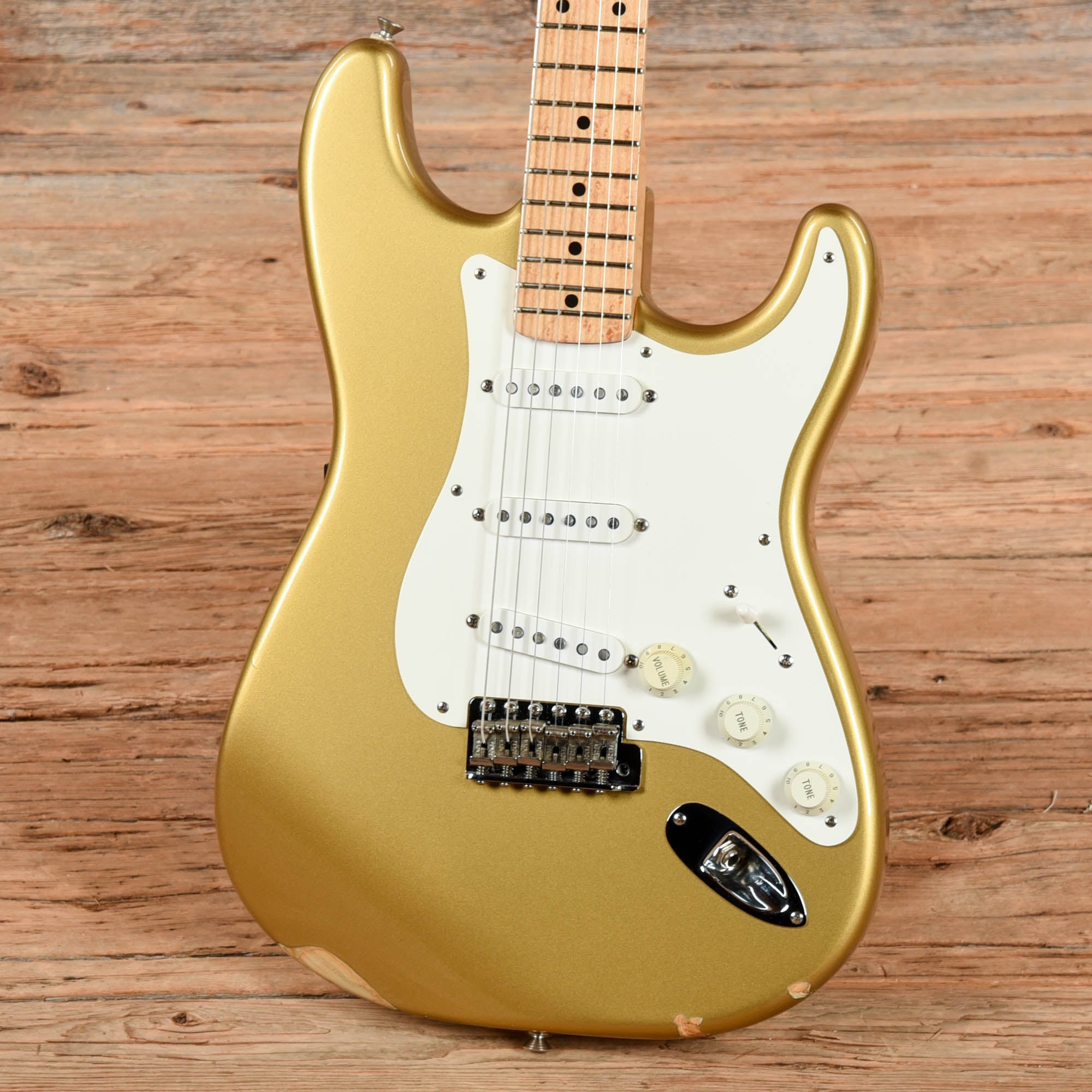 Fender Custom Shop '54 Stratocaster Aztec Gold 1995 Electric Guitars / Solid Body