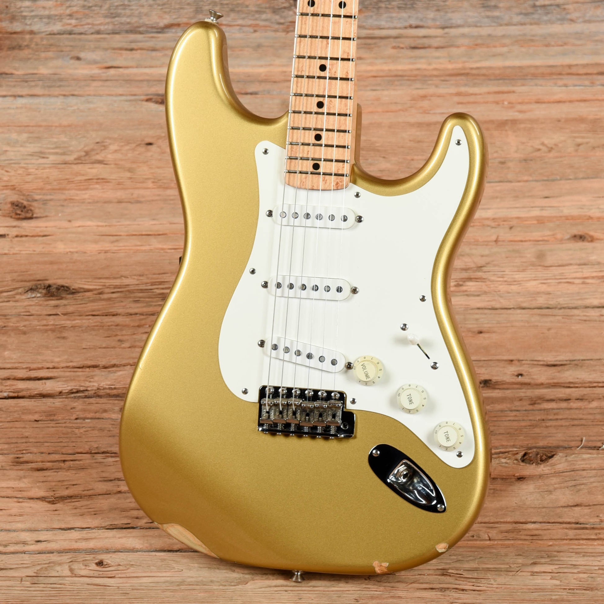 Fender Custom Shop '54 Stratocaster Aztec Gold 1995 Electric Guitars / Solid Body