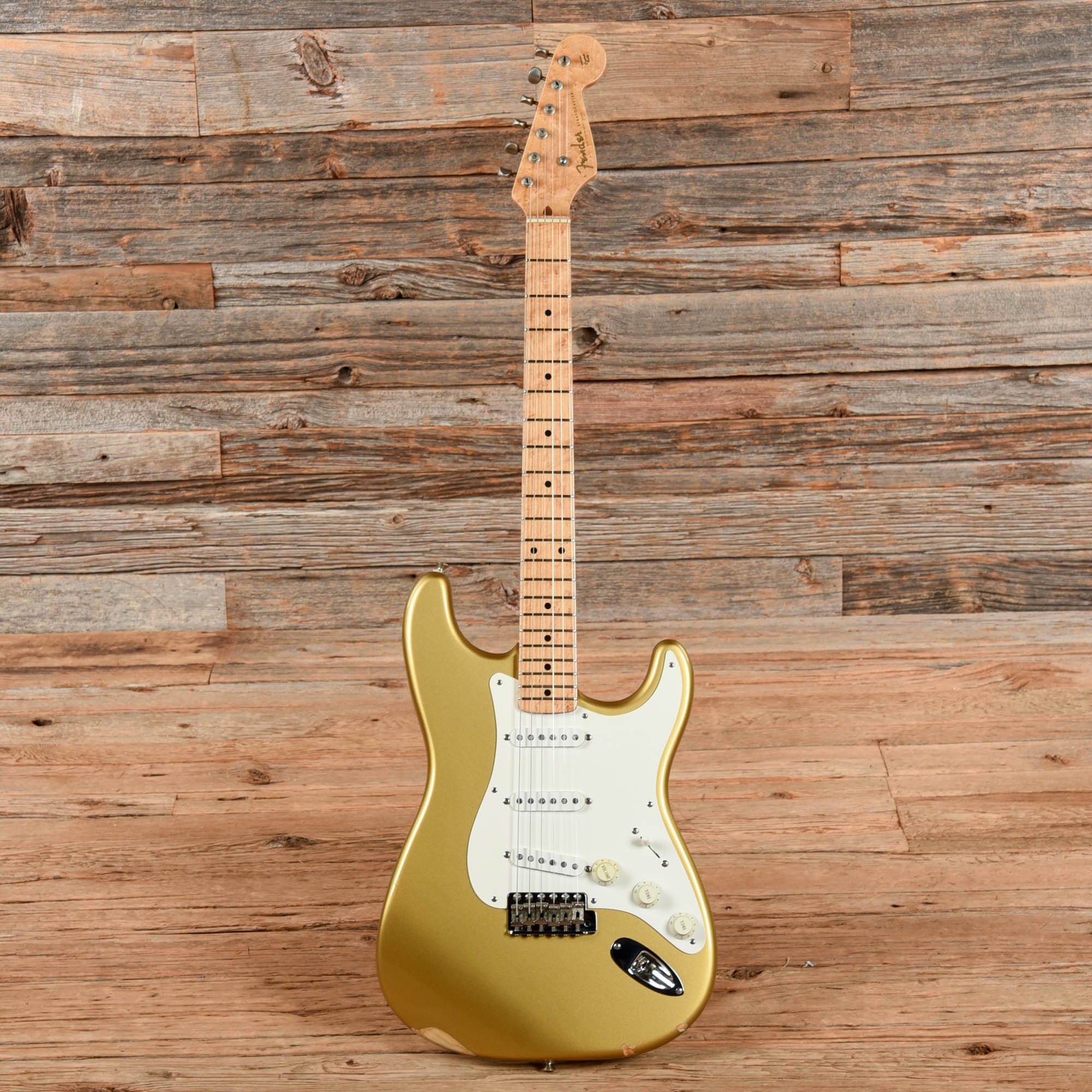 Fender Custom Shop '54 Stratocaster Aztec Gold 1995 Electric Guitars / Solid Body