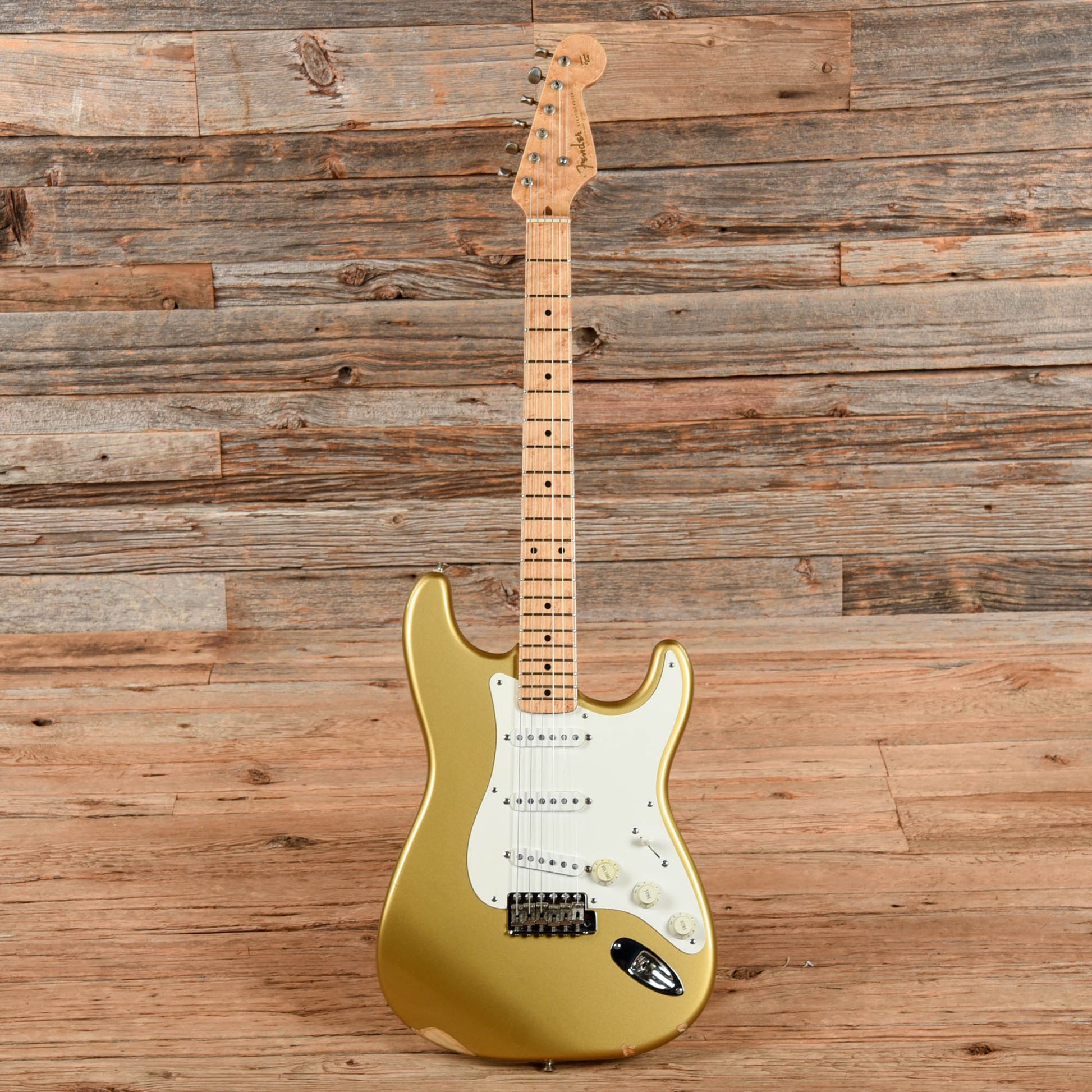 Fender Custom Shop '54 Stratocaster Aztec Gold 1995 Electric Guitars / Solid Body