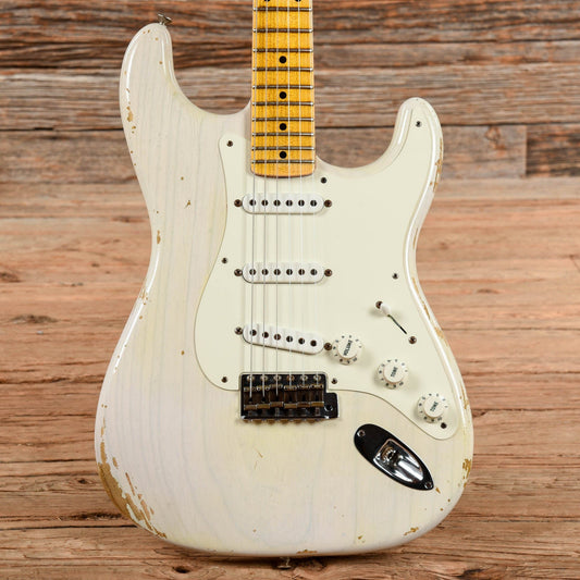 Fender Custom Shop '54 Stratocaster Heavy Relic Aged White Blonde 2015 Electric Guitars / Solid Body