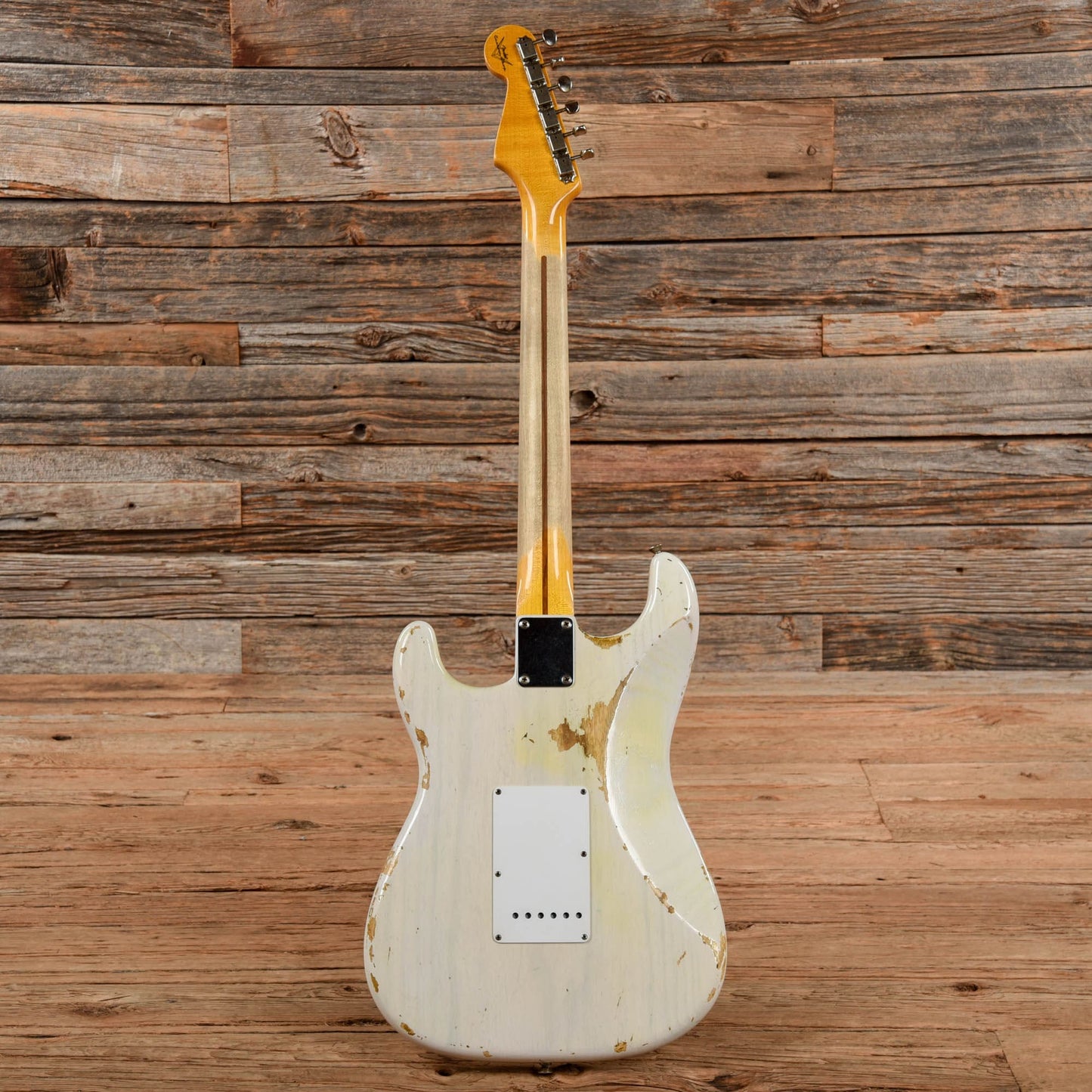 Fender Custom Shop '54 Stratocaster Heavy Relic Aged White Blonde 2015 Electric Guitars / Solid Body
