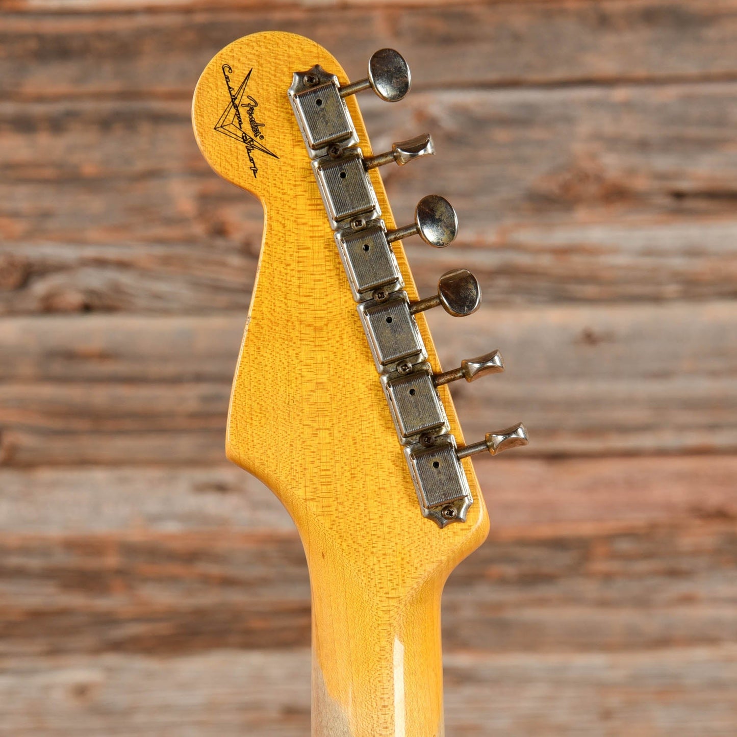 Fender Custom Shop '54 Stratocaster Heavy Relic Aged White Blonde 2015 Electric Guitars / Solid Body