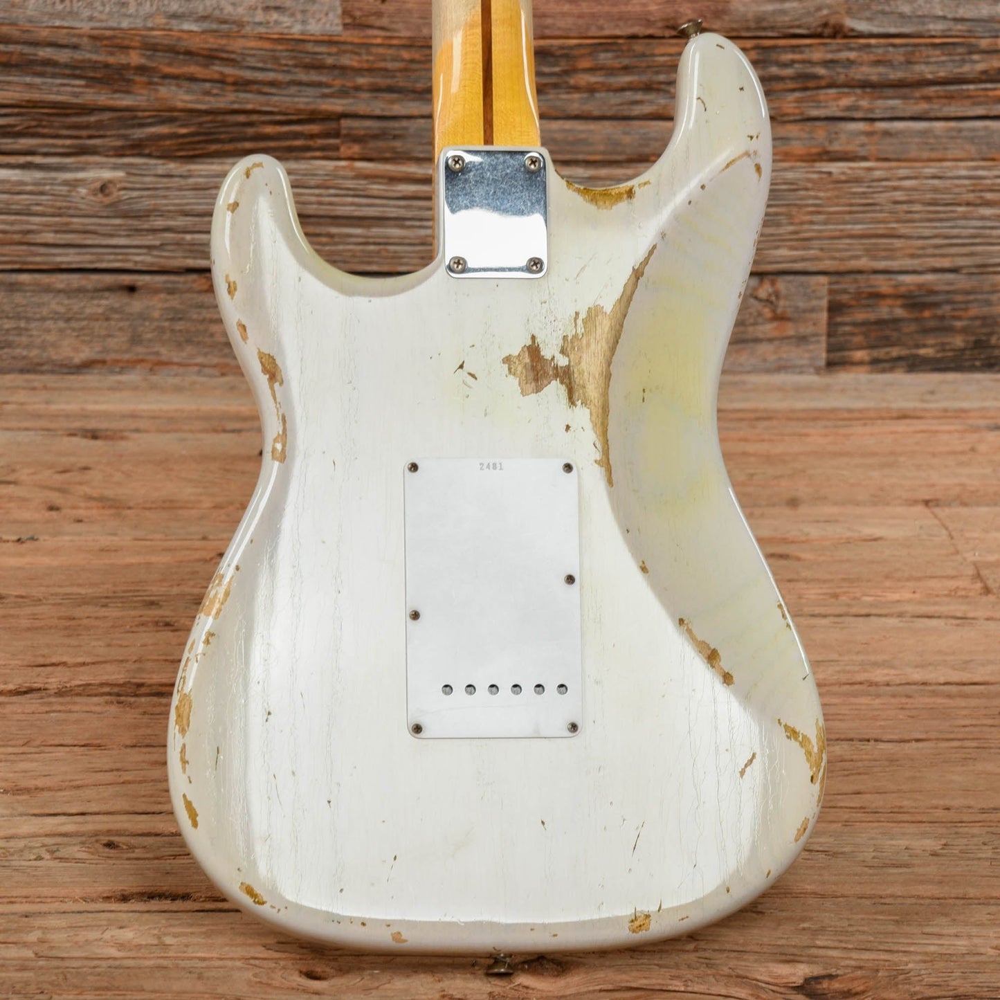 Fender Custom Shop '54 Stratocaster Heavy Relic Aged White Blonde 2015 Electric Guitars / Solid Body