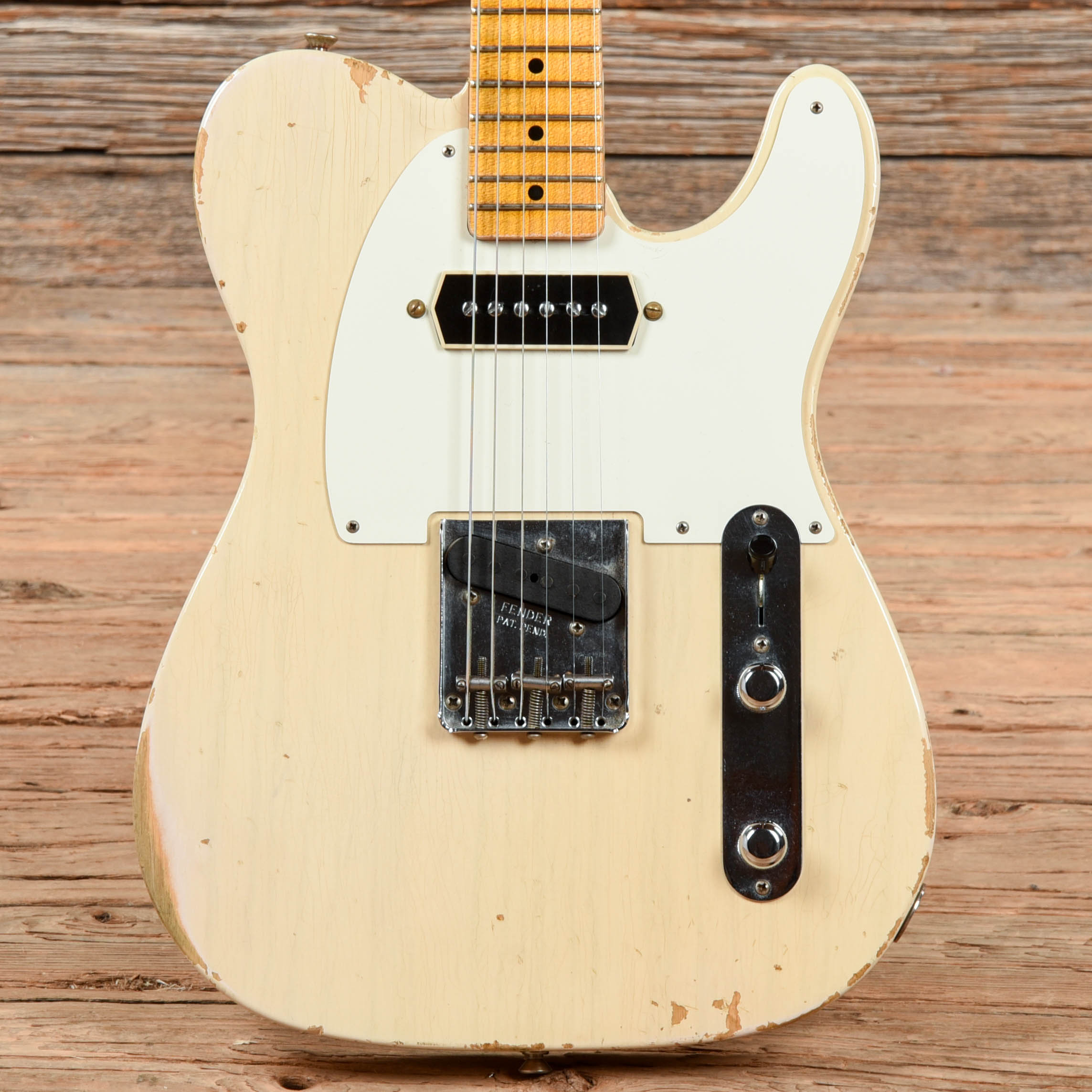 Fender Custom Shop '54 Telecaster Aged White Blonde 2018 Electric Guitars / Solid Body