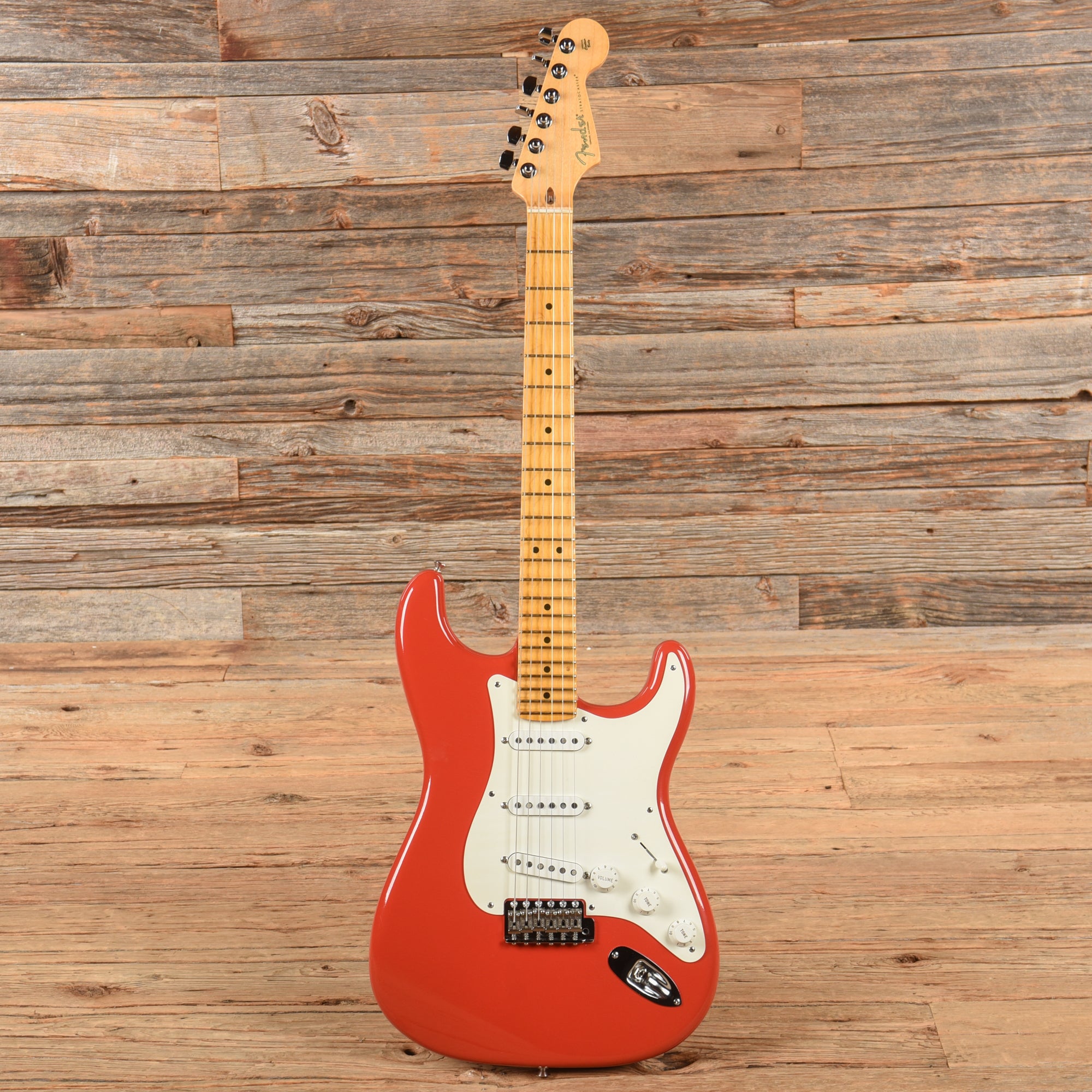 Fender Custom Shop 56 Stratocaster Closet Classic w/Replacement Neck Fiesta Red 2000 Electric Guitars / Solid Body