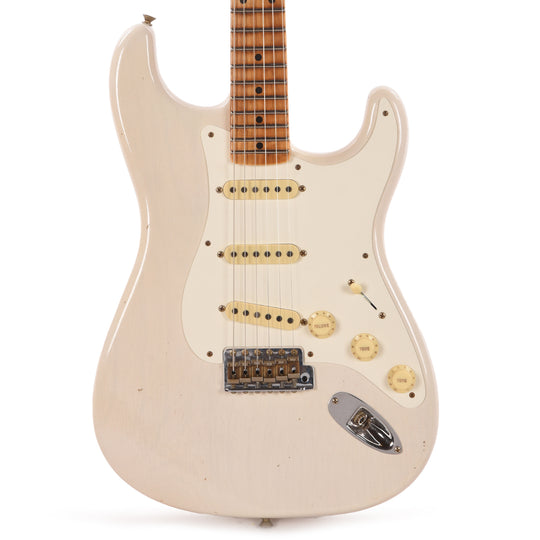 Fender Custom Shop '56 Stratocaster Journeyman Relic Aged White Blonde Electric Guitars / Solid Body