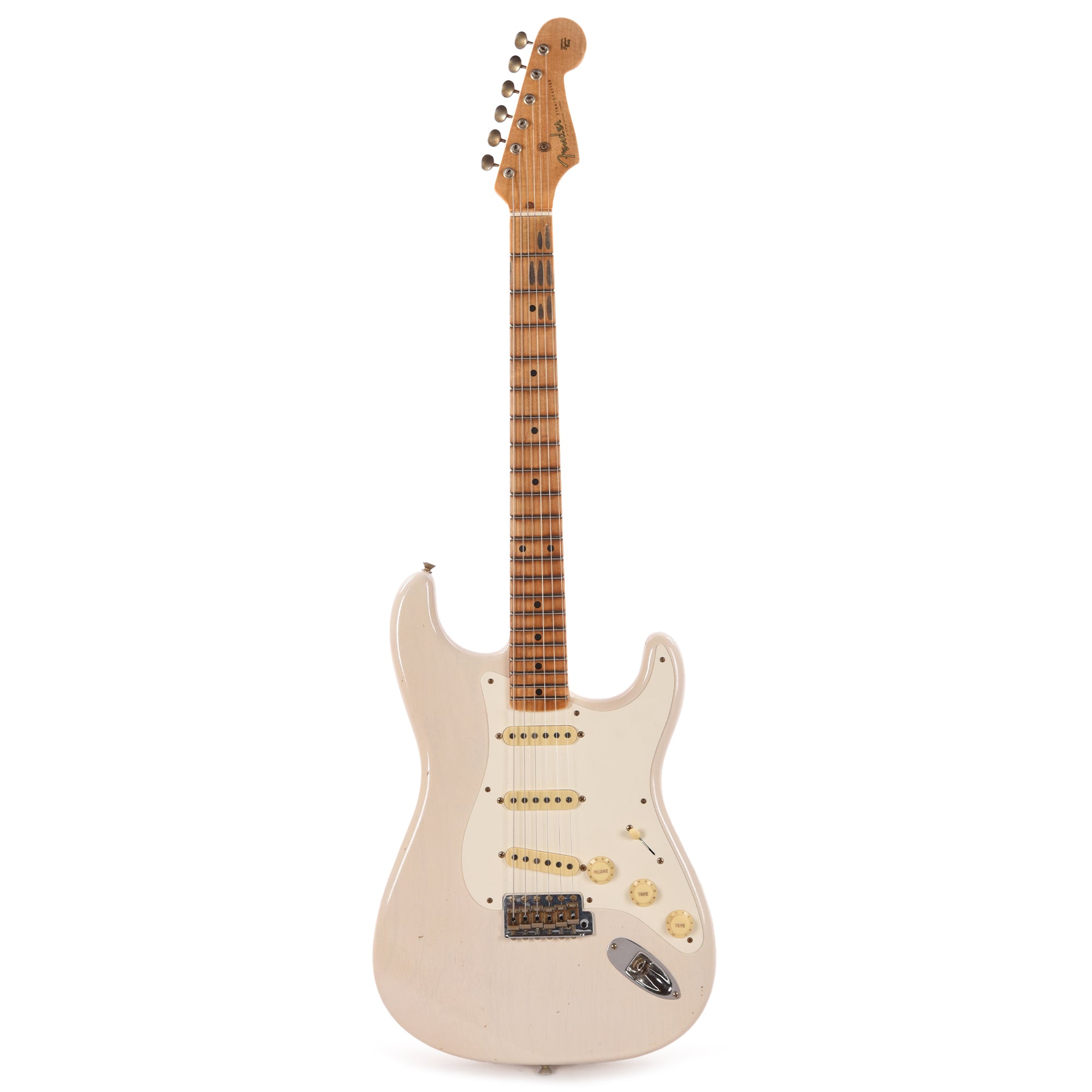 Fender Custom Shop '56 Stratocaster Journeyman Relic Aged White Blonde Electric Guitars / Solid Body
