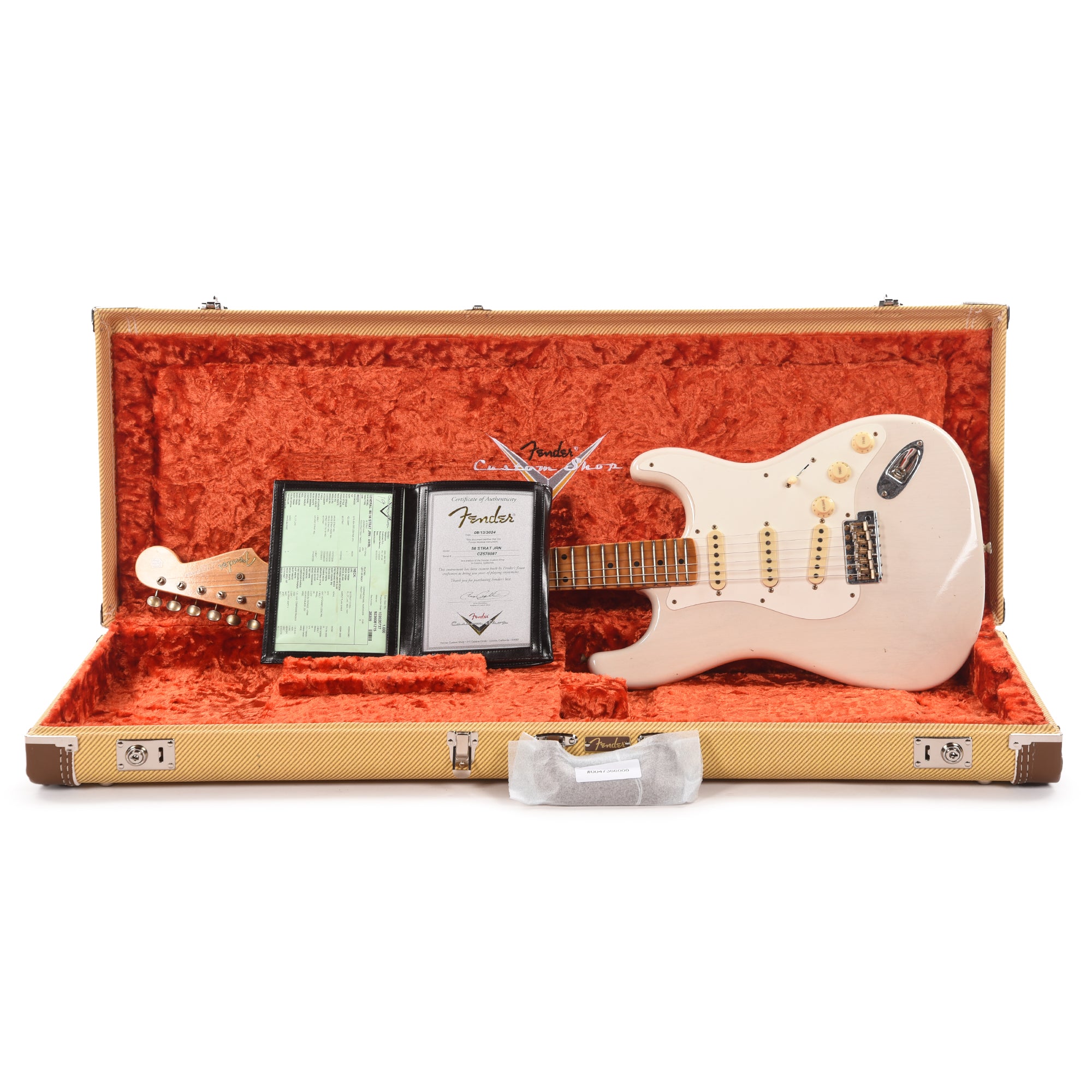 Fender Custom Shop '56 Stratocaster Journeyman Relic Aged White Blonde Electric Guitars / Solid Body