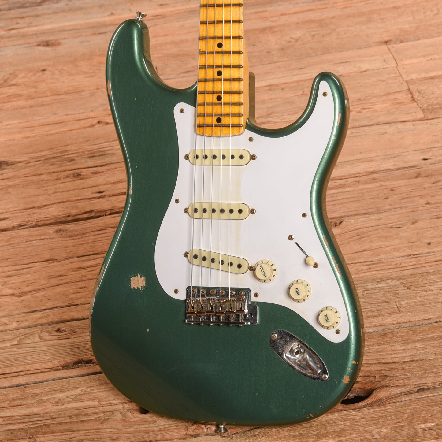 Fender Custom Shop '56 Stratocaster Relic Sherwood Metallic 2020 Electric Guitars / Solid Body