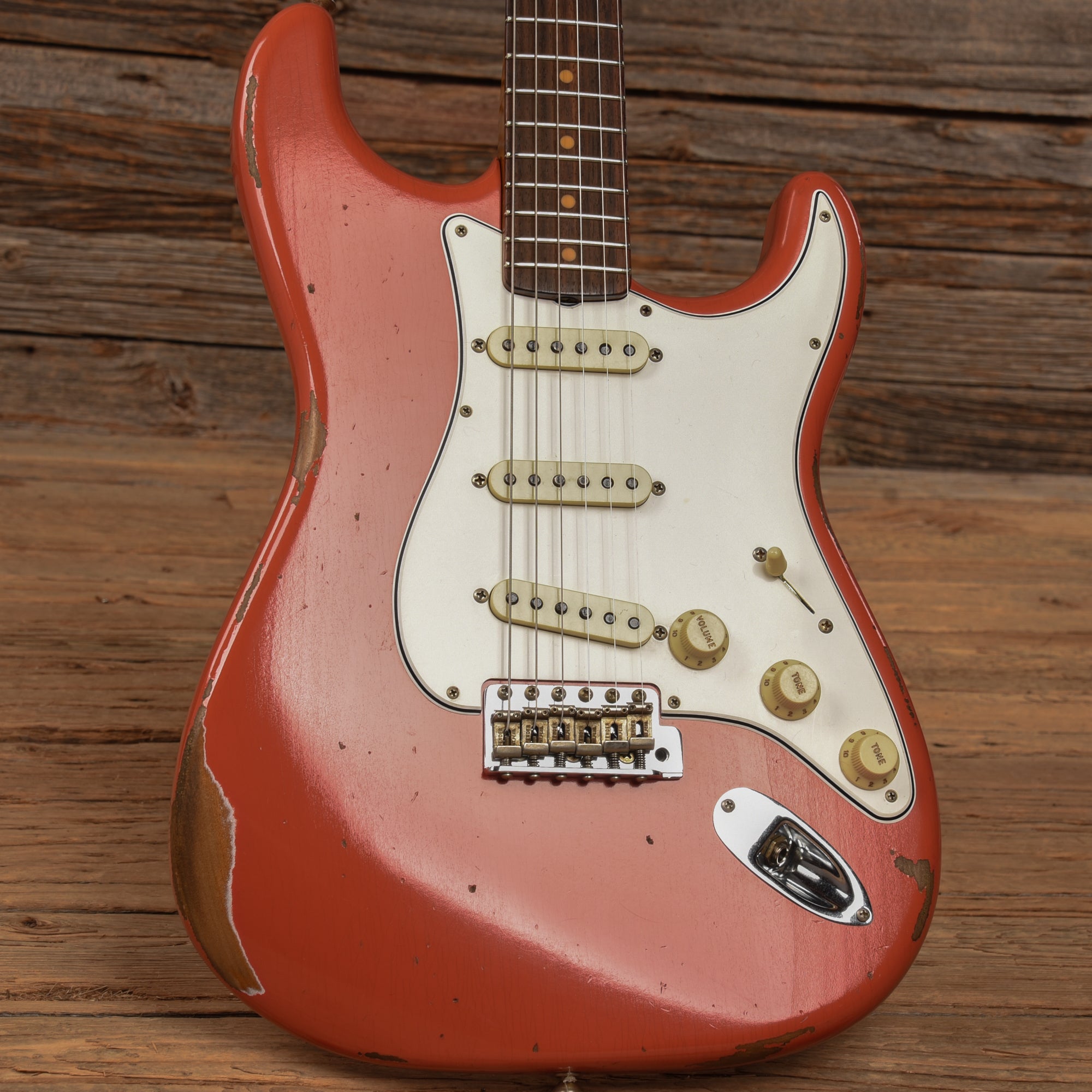 Fender Custom Shop 56 Stratocaster Relic Tomatillo Tahitian Coral 2019 Electric Guitars / Solid Body
