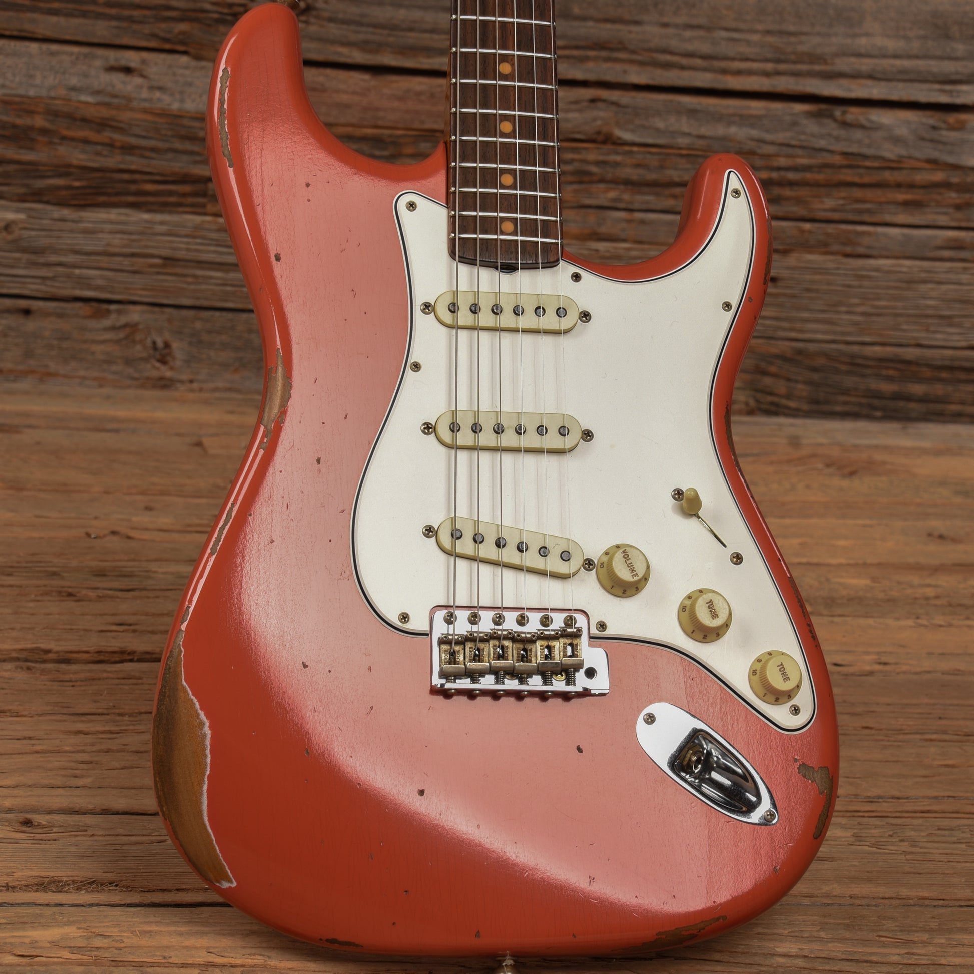 Fender Custom Shop 56 Stratocaster Relic Tomatillo Tahitian Coral 2019 Electric Guitars / Solid Body