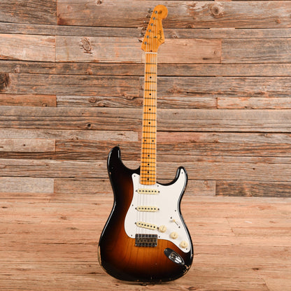 Fender Custom Shop '57 Hardtail Stratocaster Ash Relic Sunburst 2018 Electric Guitars / Solid Body