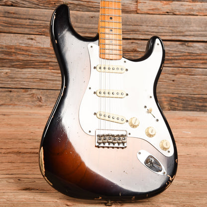 Fender Custom Shop '57 Hardtail Stratocaster Ash Relic Sunburst 2018 Electric Guitars / Solid Body