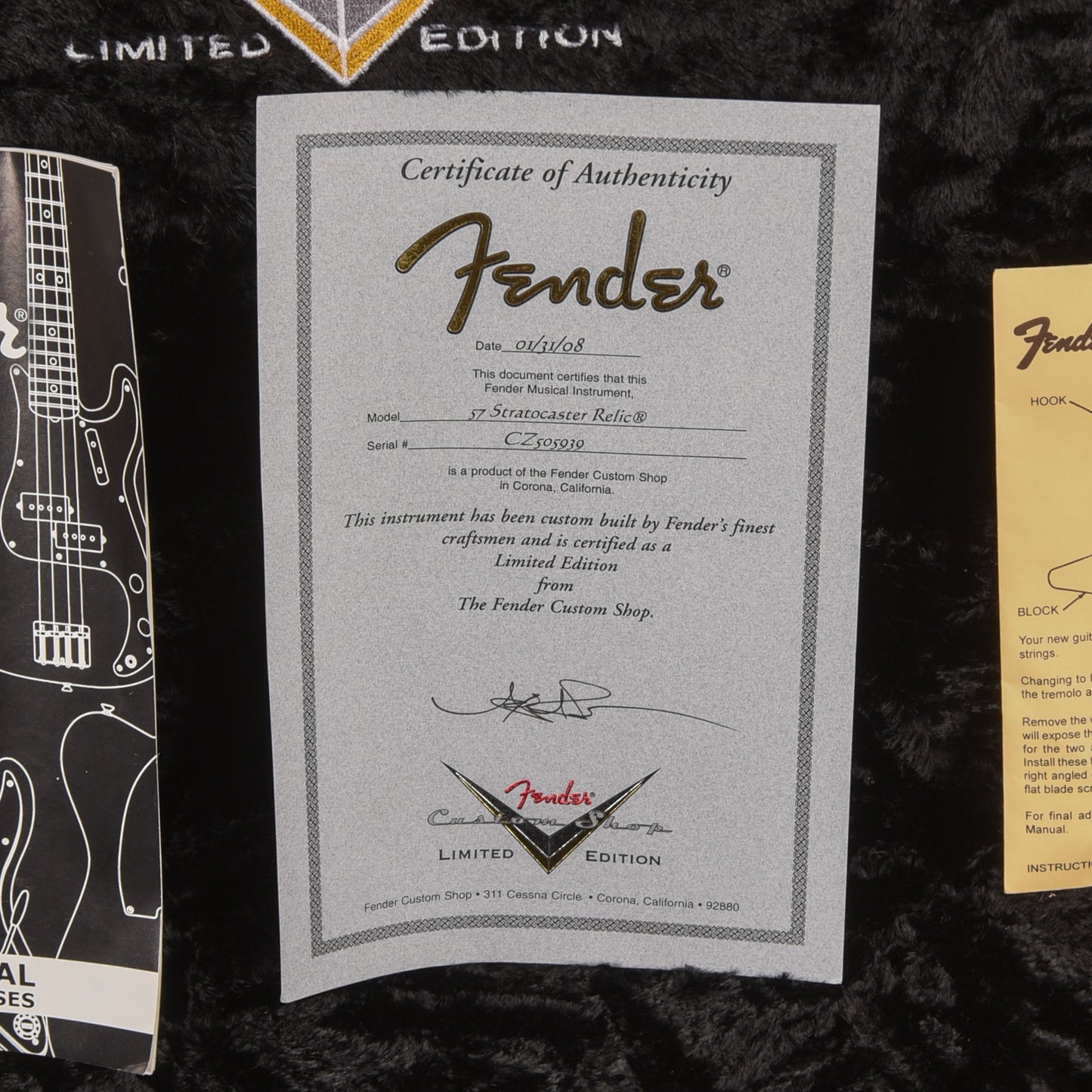 Fender Custom Shop '57 Stratocaster Heavy Relic Nocaster Blonde 2008 Electric Guitars / Solid Body