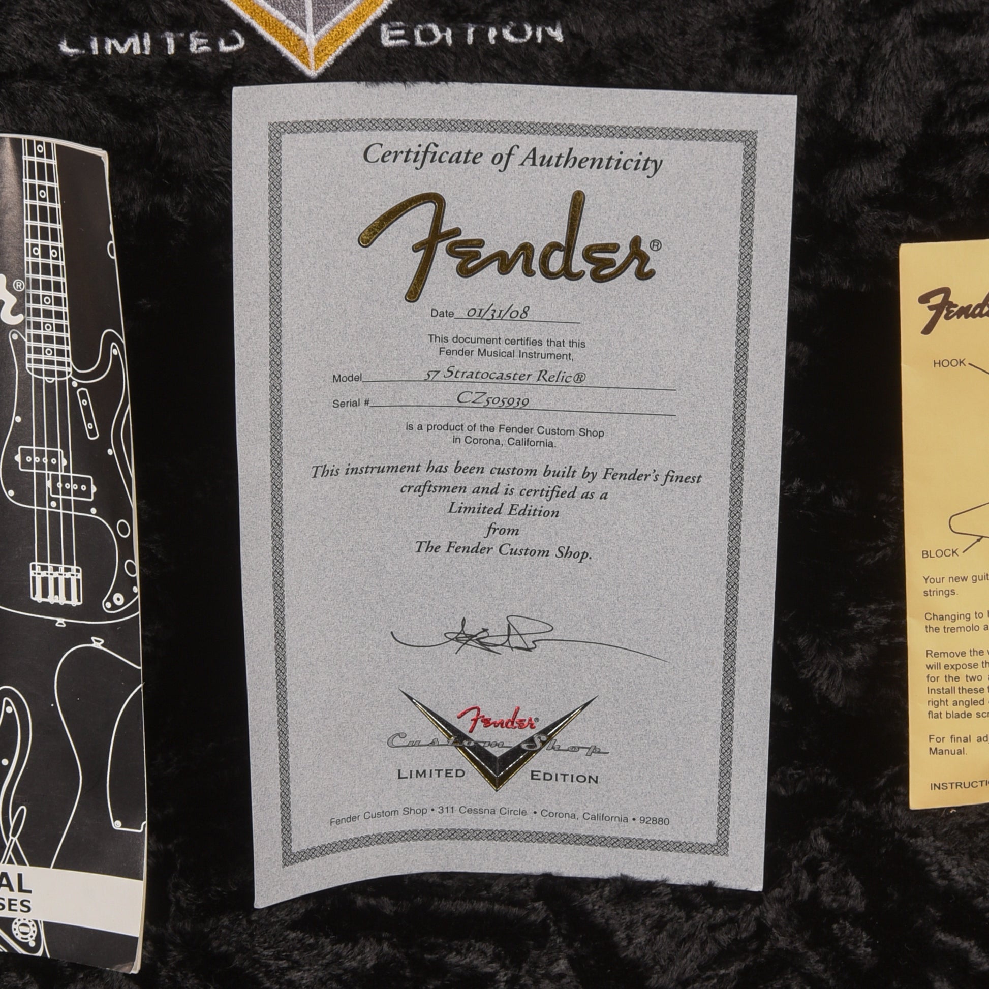 Fender Custom Shop '57 Stratocaster Heavy Relic Nocaster Blonde 2008 Electric Guitars / Solid Body