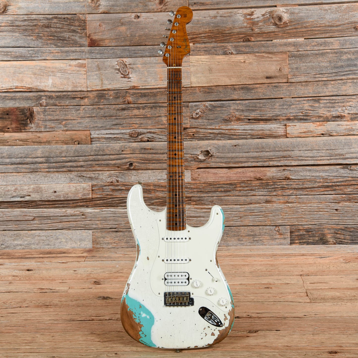 Fender Custom Shop '57 Stratocaster Heavy Relic White 2023 Electric Guitars / Solid Body