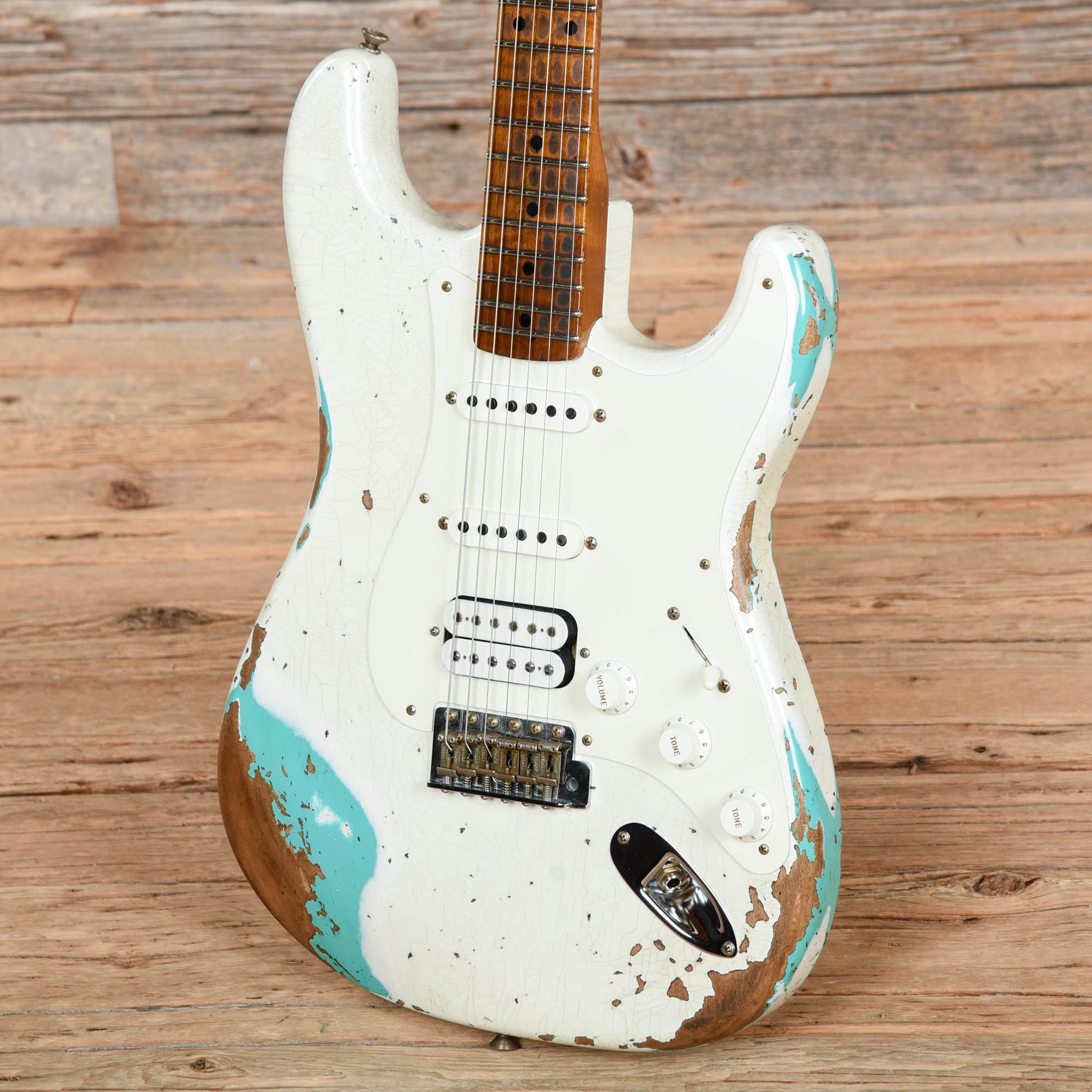 Fender Custom Shop '57 Stratocaster Heavy Relic White 2023 Electric Guitars / Solid Body