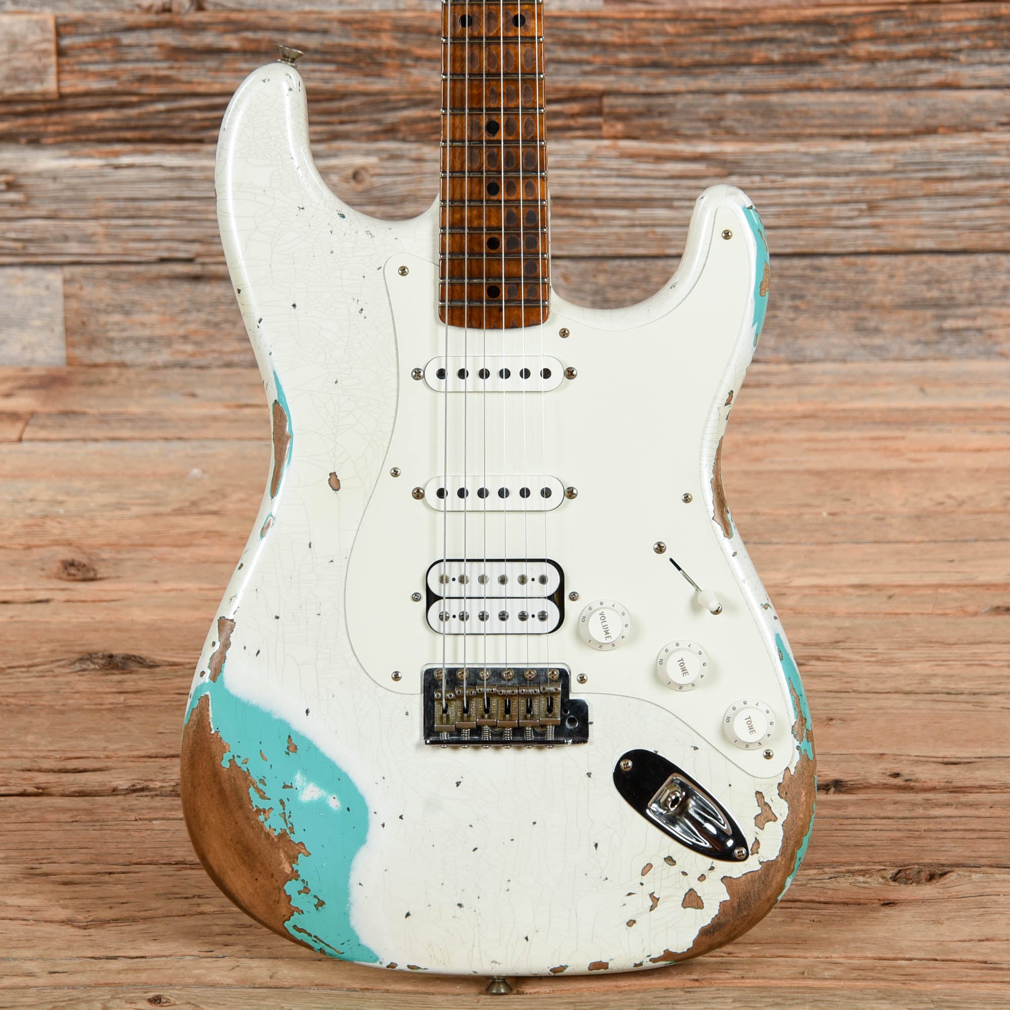Fender Custom Shop '57 Stratocaster Heavy Relic White 2023 Electric Guitars / Solid Body