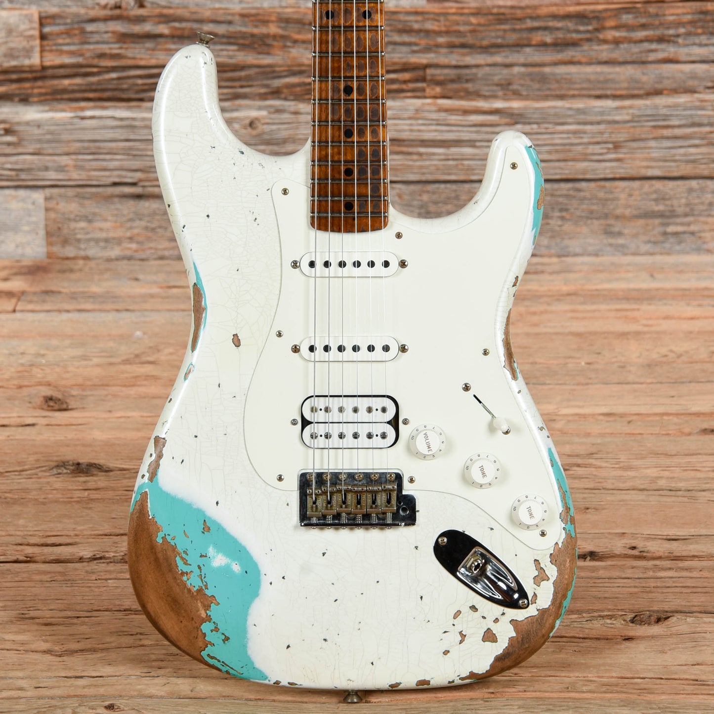 Fender Custom Shop '57 Stratocaster Heavy Relic White 2023 Electric Guitars / Solid Body