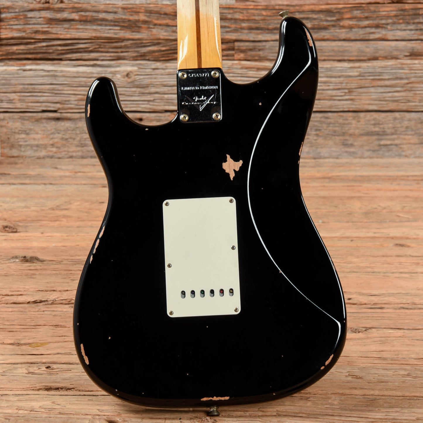 Fender Custom Shop '57 Stratocaster Relic Aged Black 2023 Electric Guitars / Solid Body
