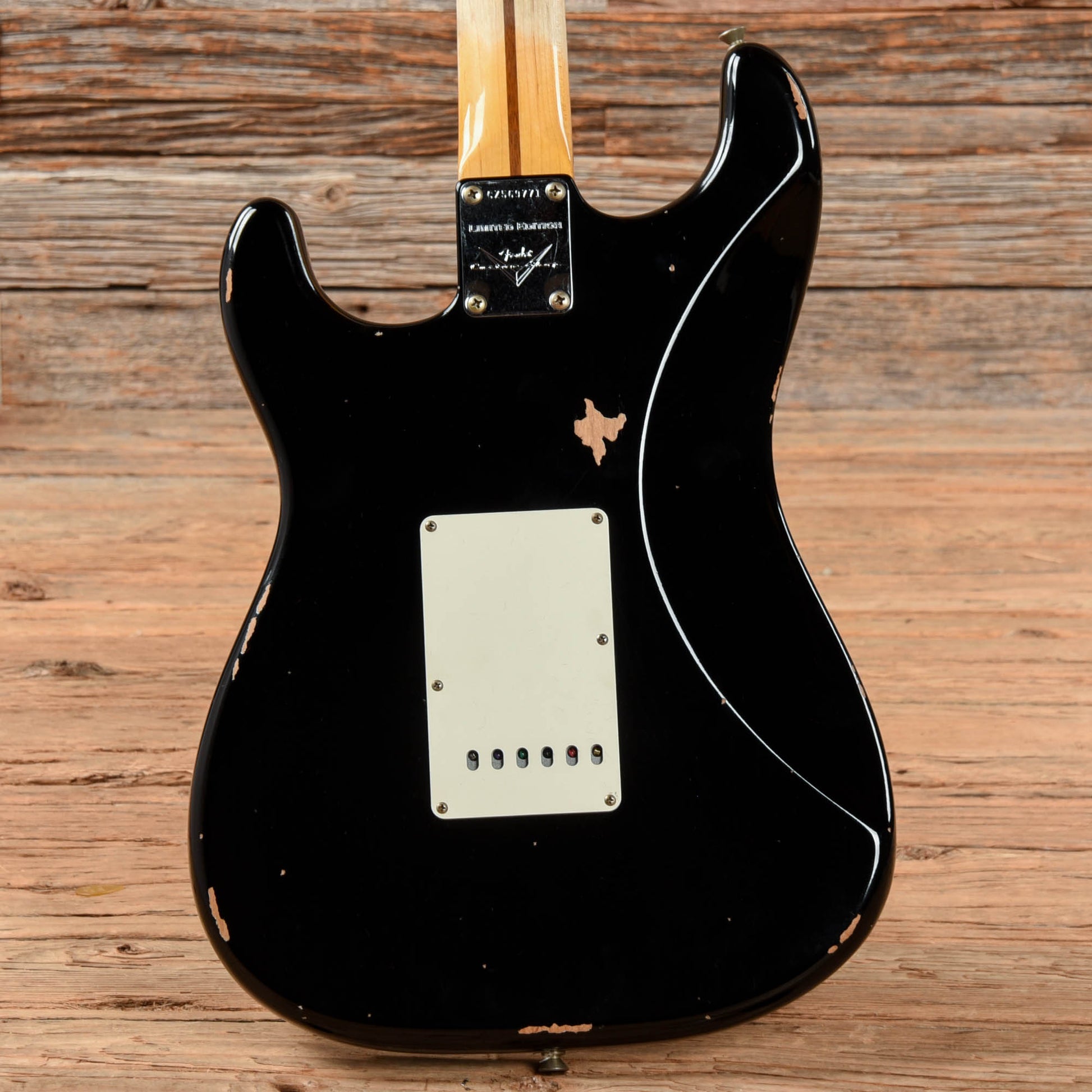 Fender Custom Shop '57 Stratocaster Relic Aged Black 2023 Electric Guitars / Solid Body