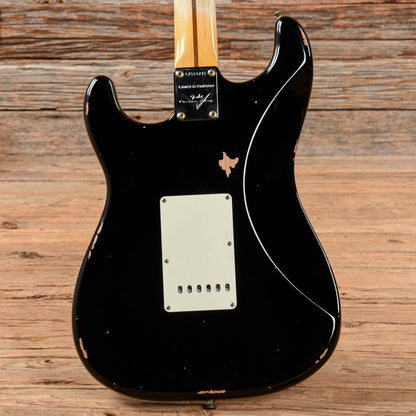 Fender Custom Shop '57 Stratocaster Relic Aged Black 2023 Electric Guitars / Solid Body