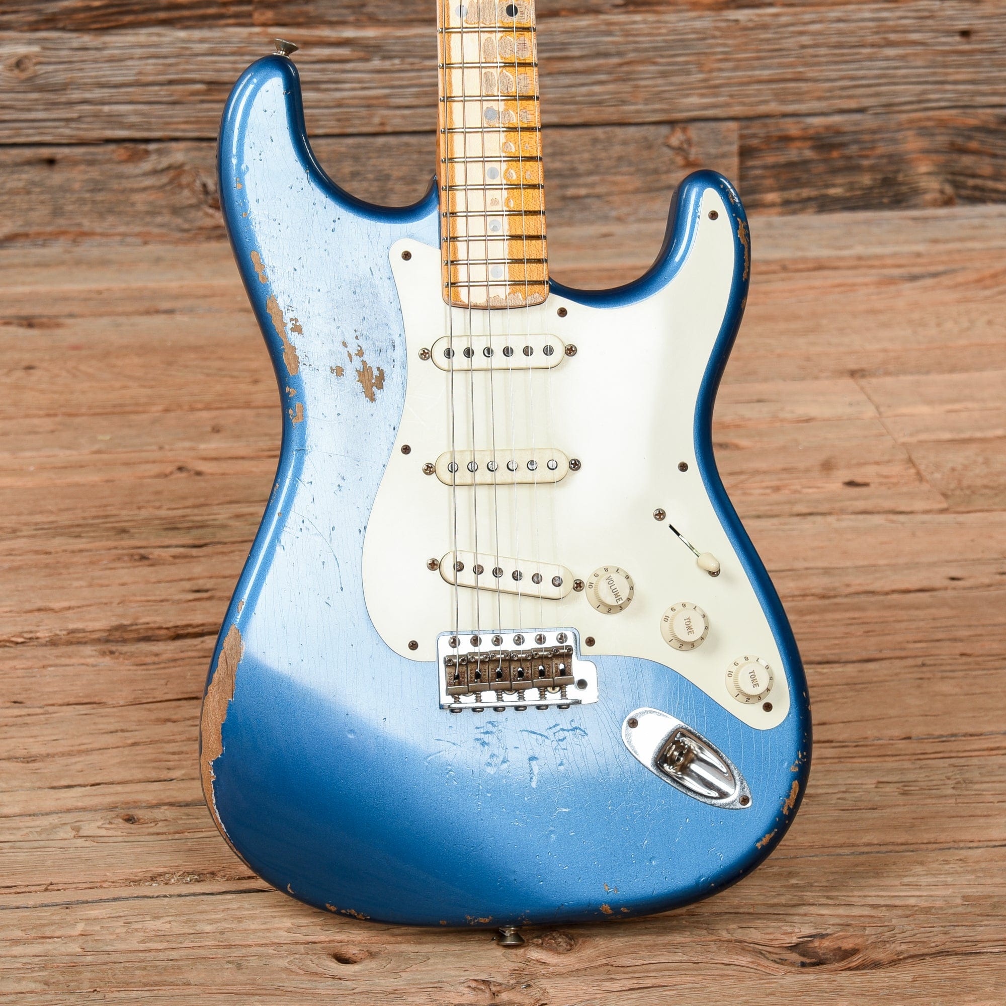 Fender Custom Shop '57 Stratocaster Relic Aged Lake Placid Blue