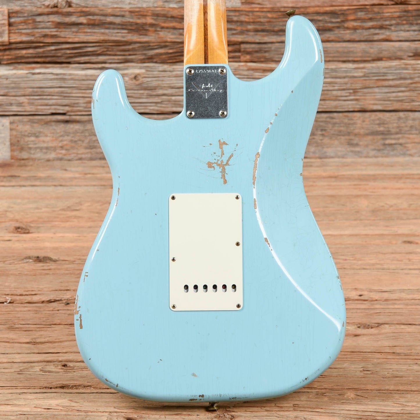 Fender Custom Shop '57 Stratocaster Relic Faded Aged Daphne Blue 2022 Electric Guitars / Solid Body